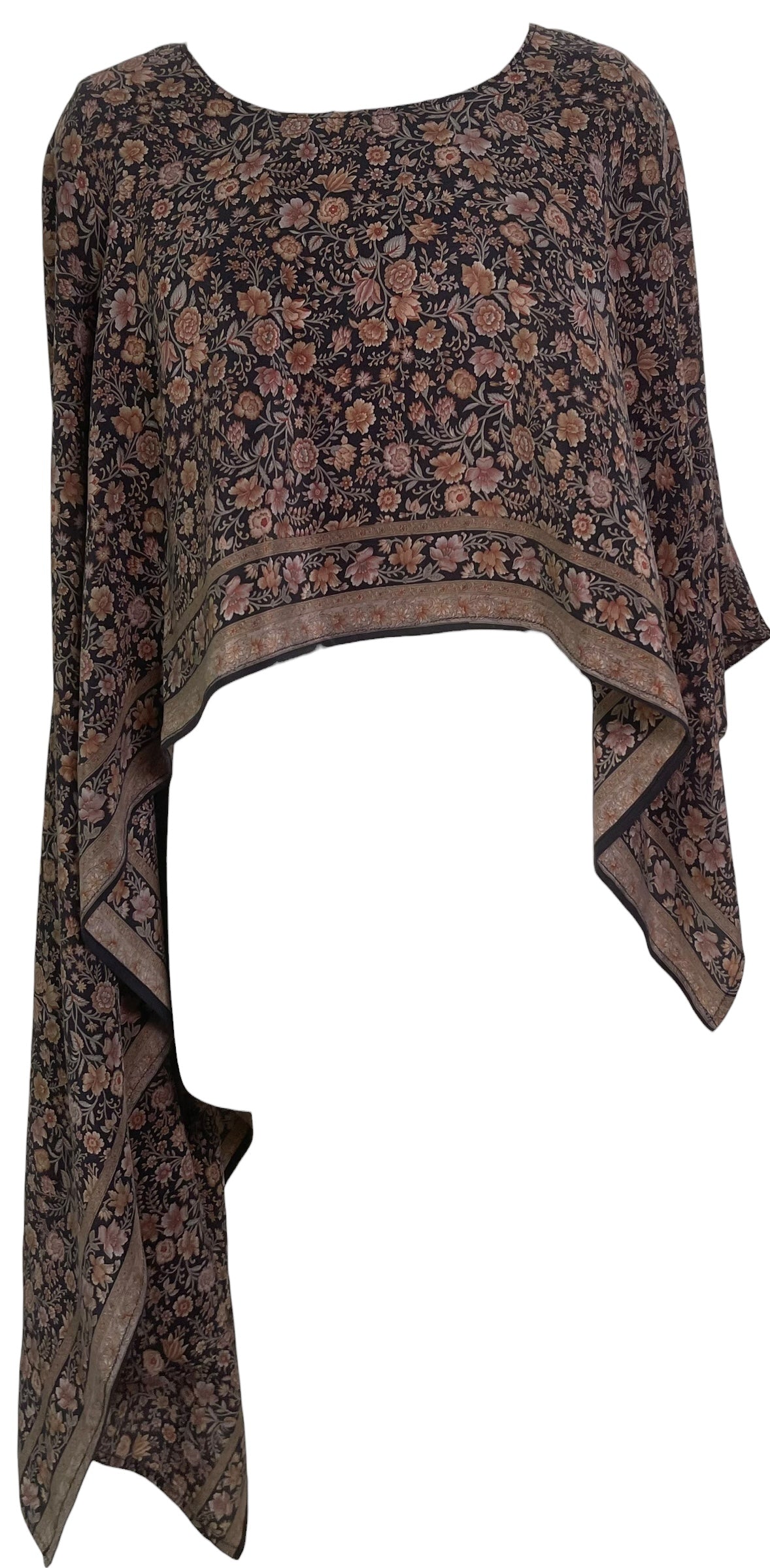 PREVIEW PRC8698 Avatar Pure Silk Versatile Vest by MARCH2026 – Handmade ethical Vest from sariKNOTsari using upcycled silk. Designed in Canada for travel and slow fashion, loved from Toronto to LA to Sydney. Featuring Zsiska, Bryn Walker and Artisan Leather coats by Rejean Pepin, Pepin designs