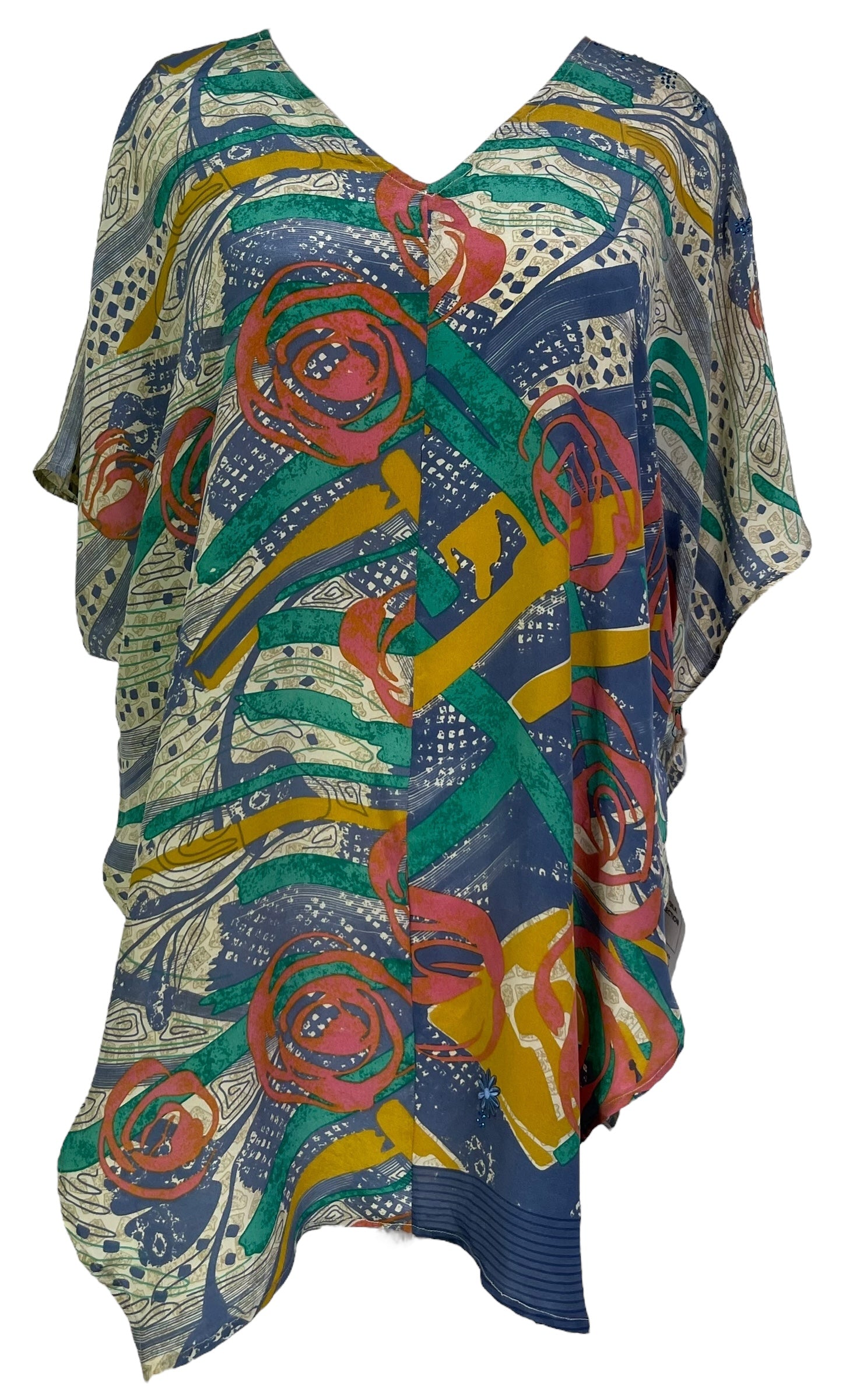 LADY LUCK PRC7198 Avatar Pure Silk Waterfall Top