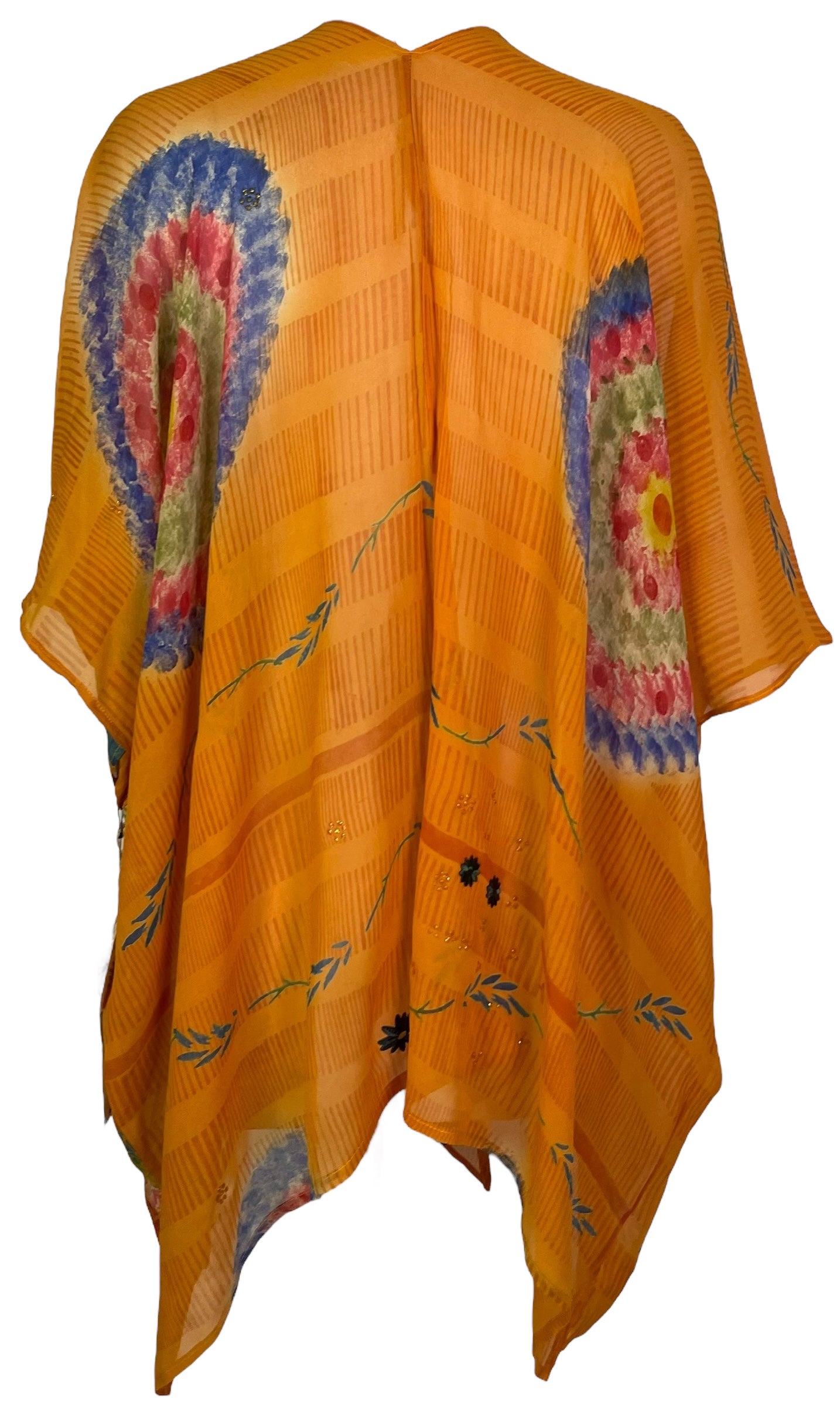 PRG7045 Sheer Wabi Sabi Pure Silk Cardigan