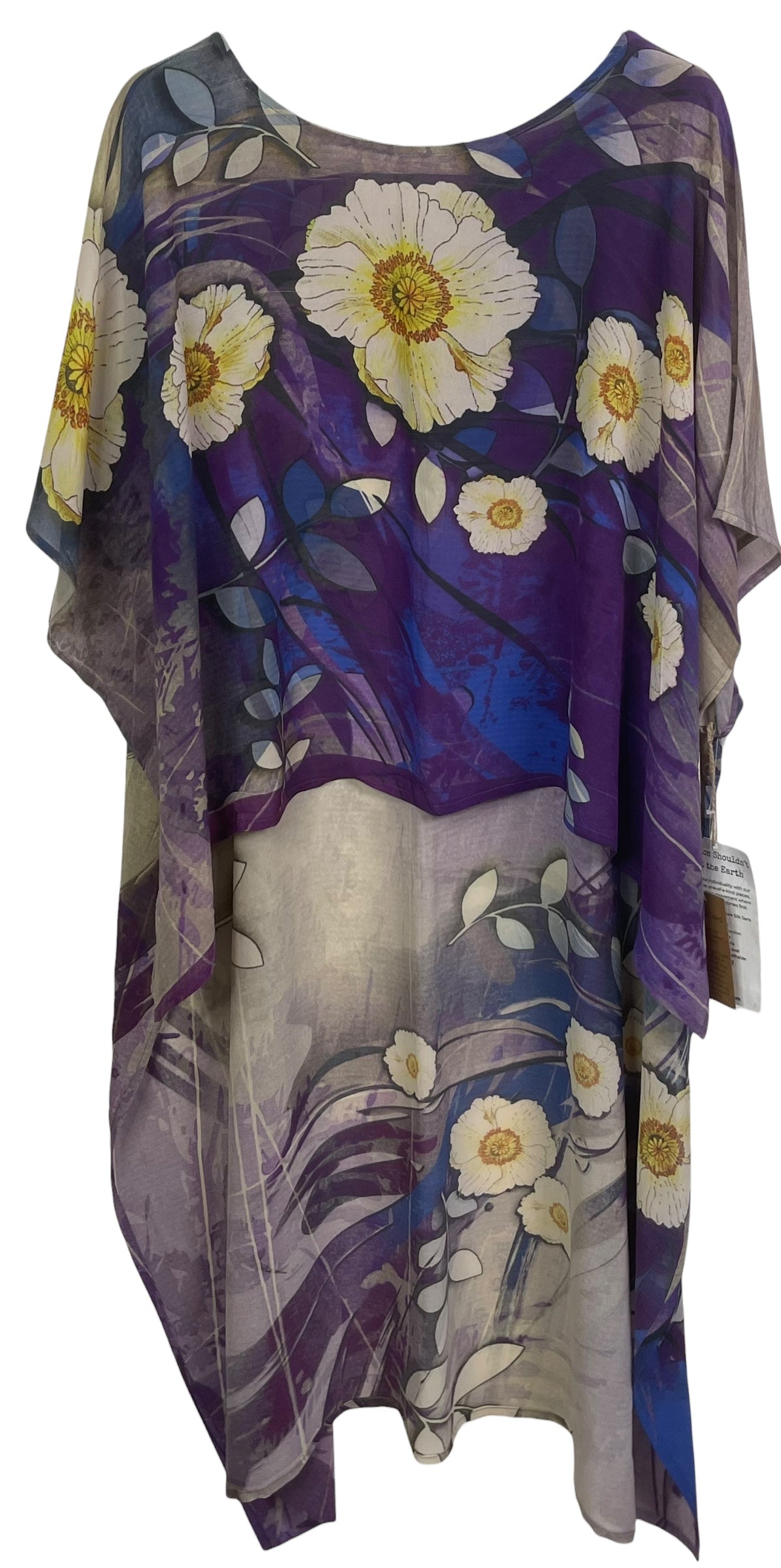 PREVIEW PRG8537 Sheer Wabi Sabi Pure Silk Hi Lo Top