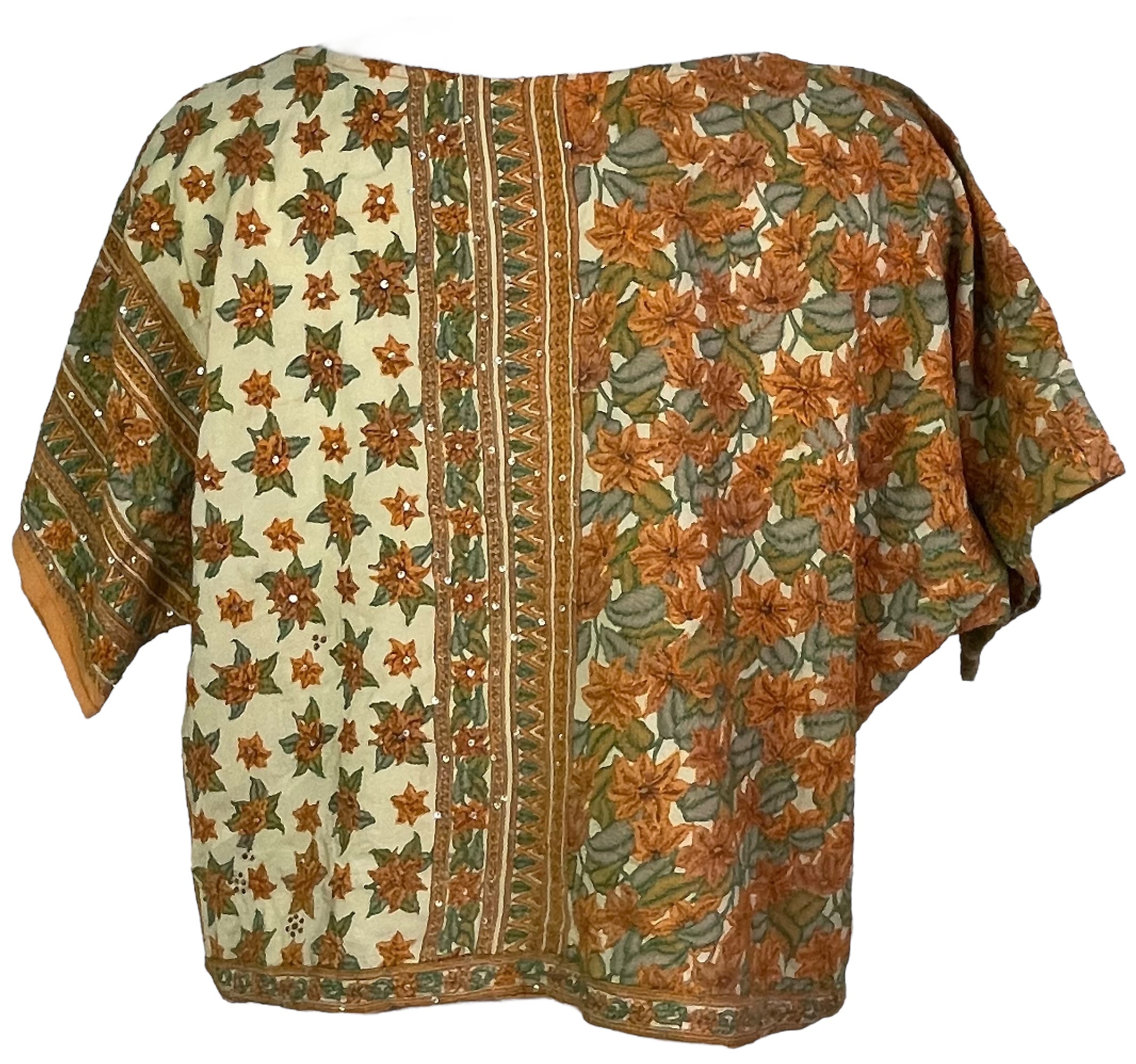 PRC7472 Avatar Pure Silk Boxy Top