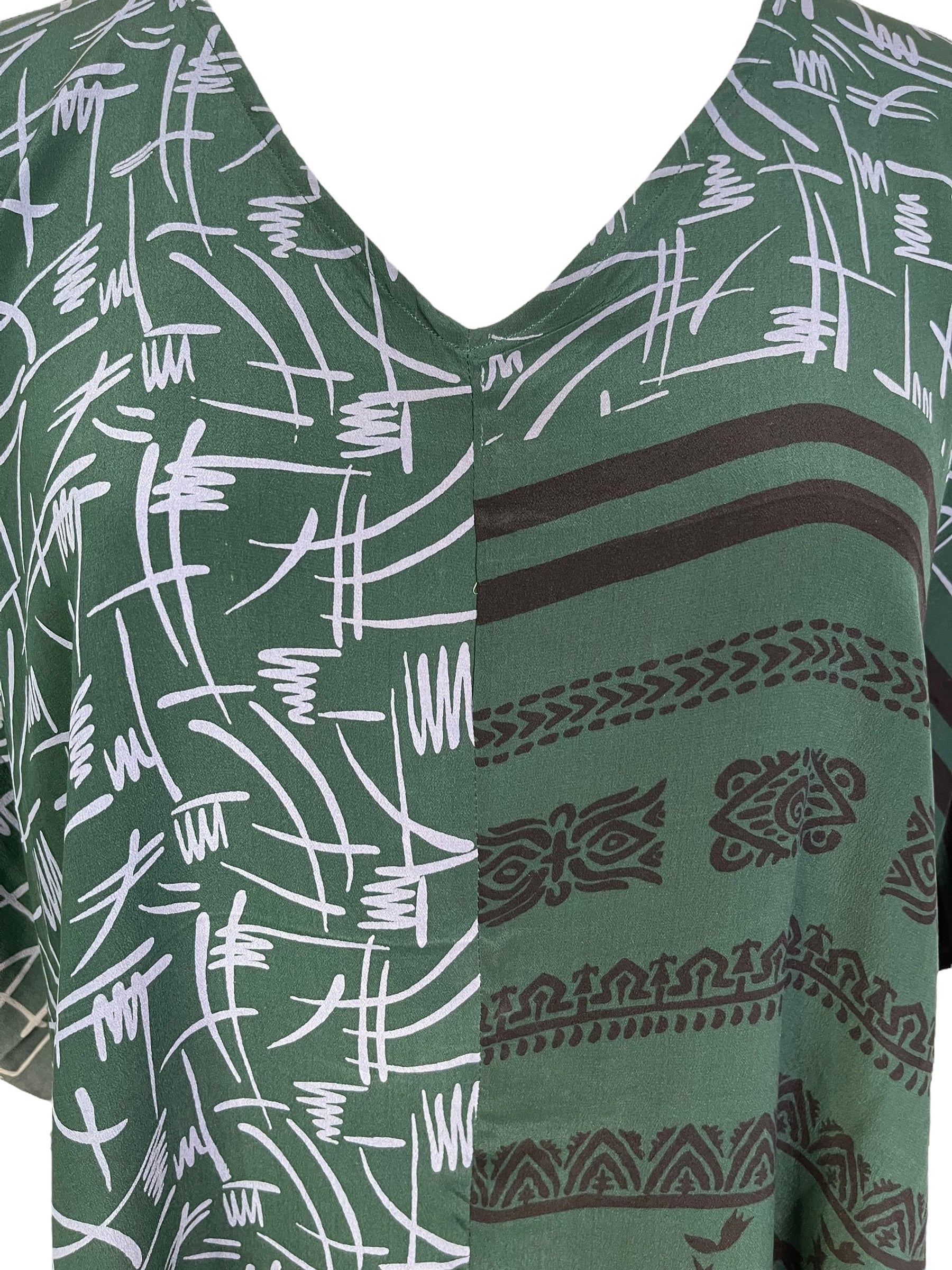 PRC7014 Avatar Pure Silk Waterfall Top