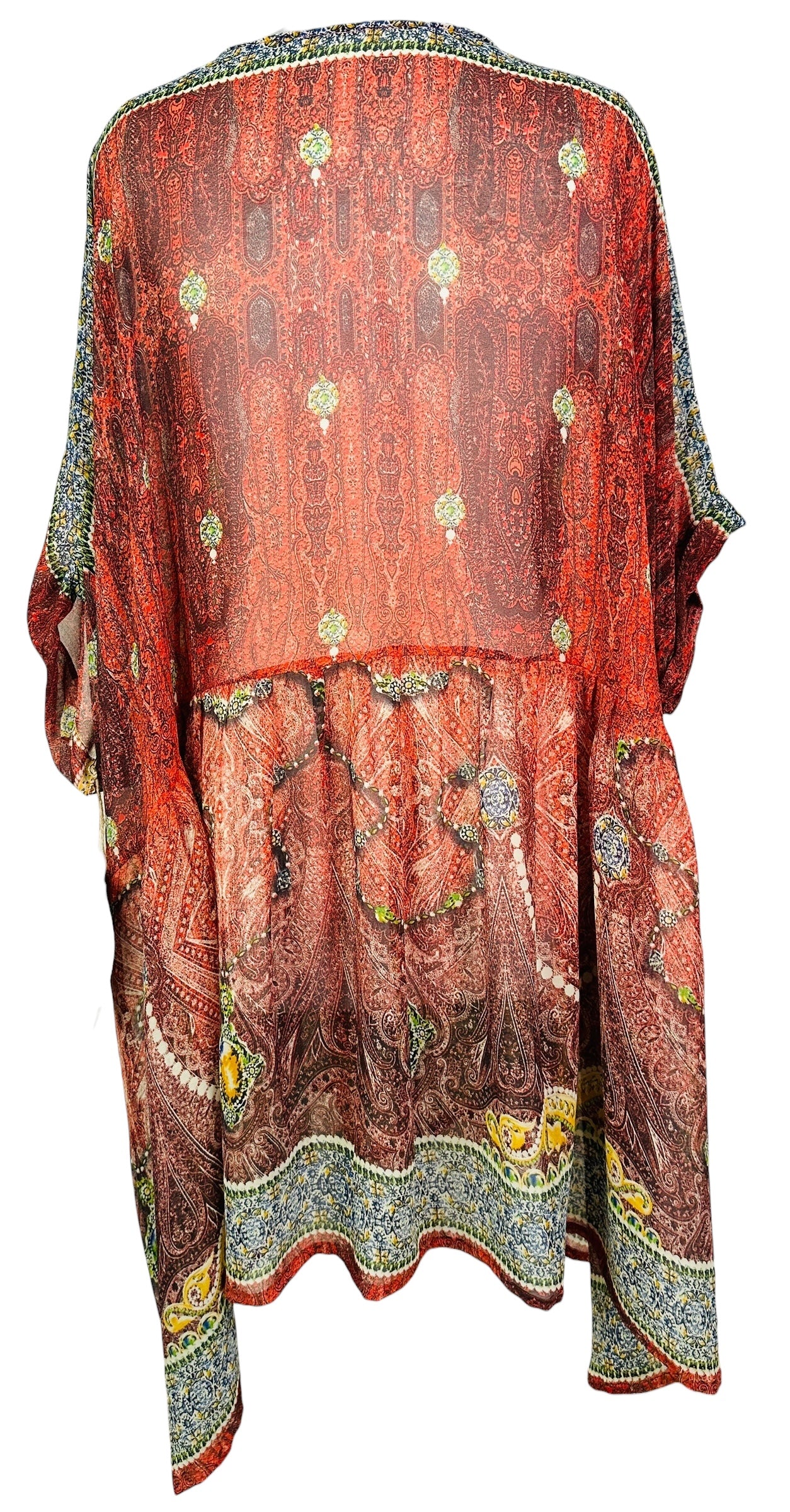 PRG8173 Sheer Avatar Pure Silk Boxy Babydoll Dress