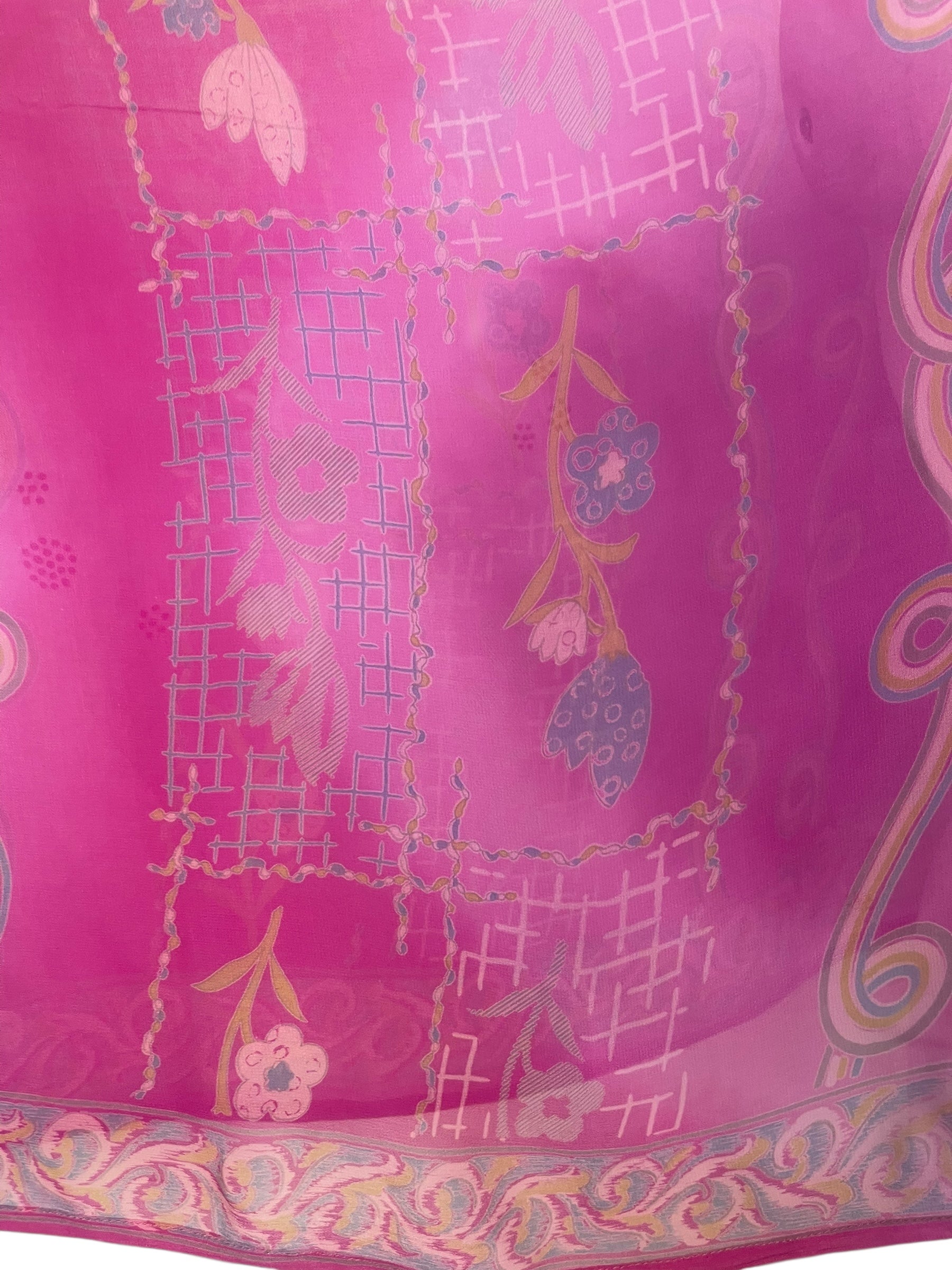 PREVIEW PRG8630B Sheer Avatar Pure Silk Capelet Poncho by FEBRUARY2026 – Handmade ethical Poncho from sariKNOTsari using upcycled silk. Designed in Canada for travel and slow fashion, loved from Toronto to LA to Sydney.