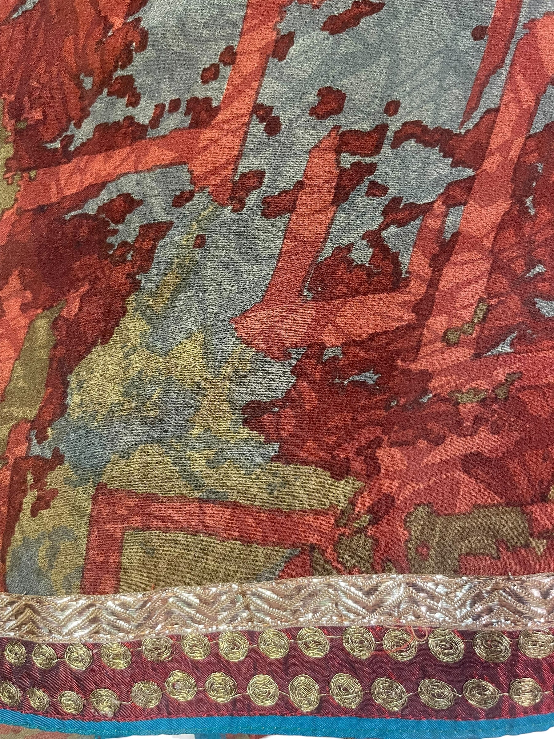 PREVIEW PRG8708 Sheer Avatar Pure Silk Versatile Vest by MARCH2026 – Handmade ethical Vest from sariKNOTsari using upcycled silk. Designed in Canada for travel and slow fashion, loved from Toronto to LA to Sydney. Featuring Zsiska, Bryn Walker and Artisan Leather coats by Rejean Pepin, Pepin designs