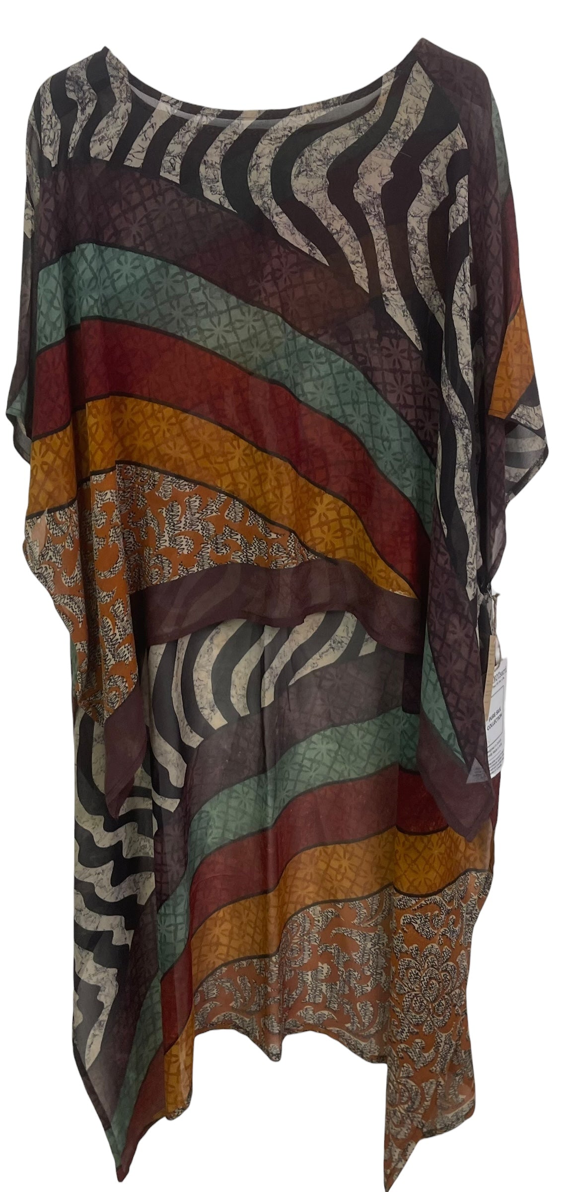 PREVIEW PRG8523 Sheer Wabi Sabi Pure Silk Hi Lo Top