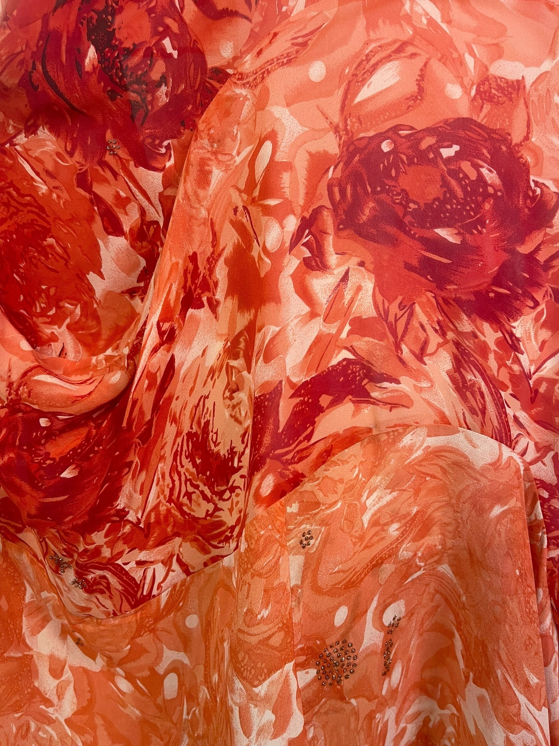 PREVIEW PRG8440 Sheer Wabi Sabi Pure Silk Sculptural Long Tunic Dress