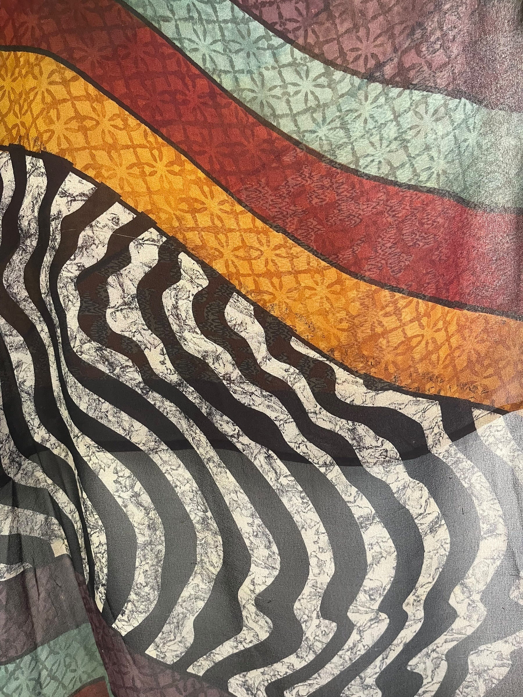 PREVIEW PRG8523 Sheer Wabi Sabi Pure Silk Hi Lo Top