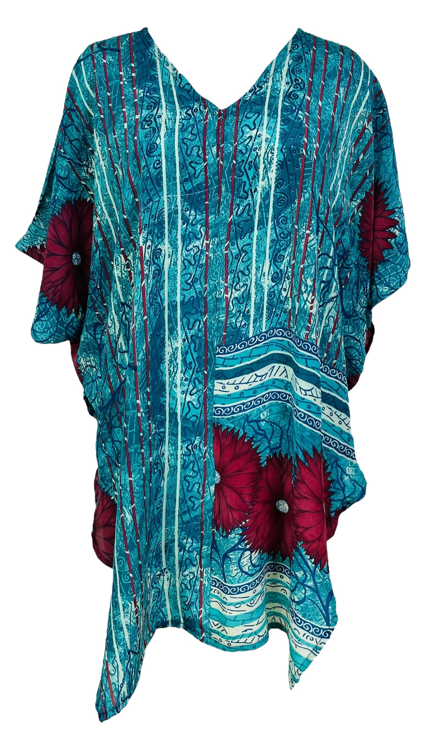 PRC7556 Avatar Pure Silk Waterfall Top