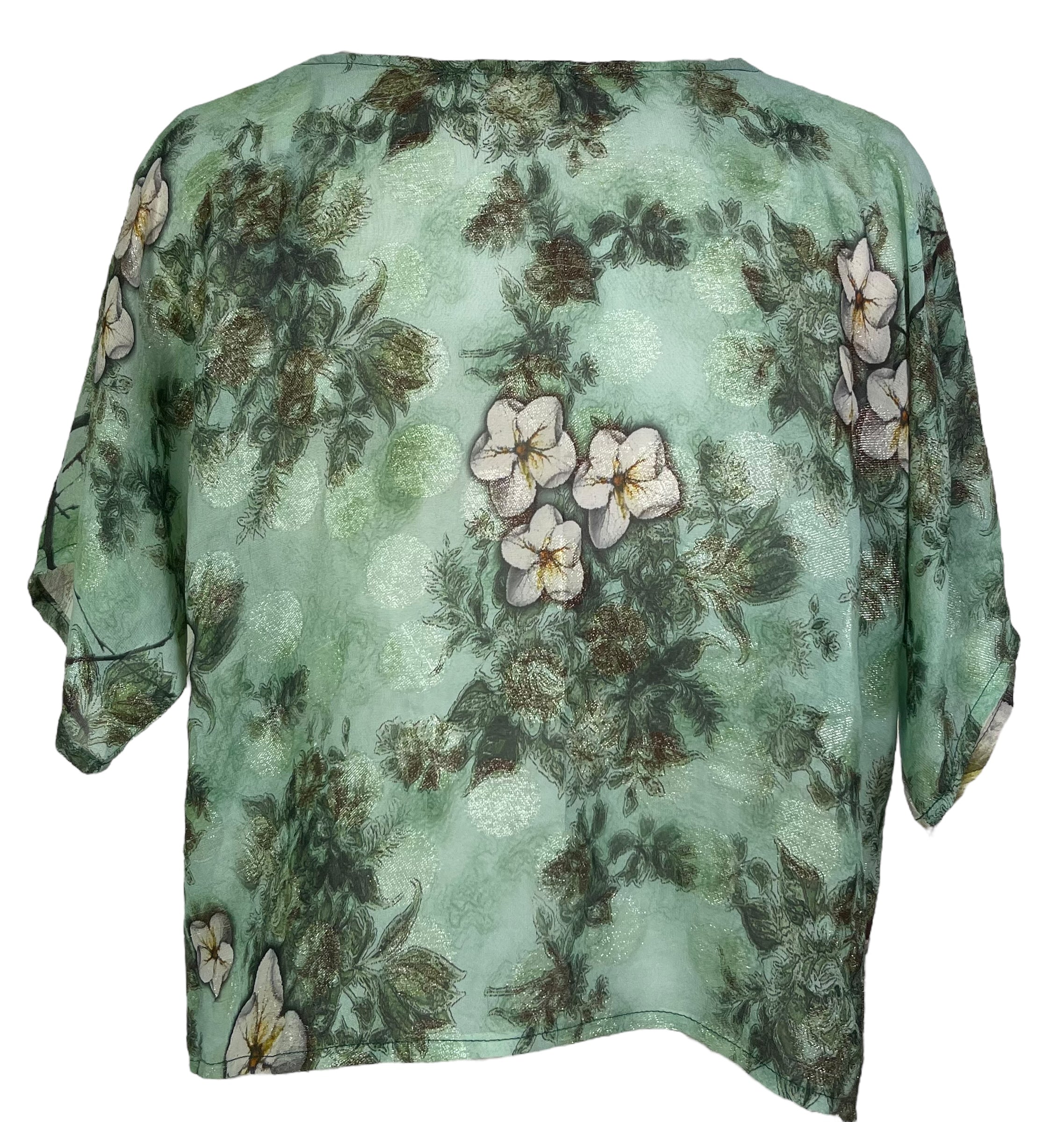 PRG7963 Sheer Avatar Pure Silk Boxy Top