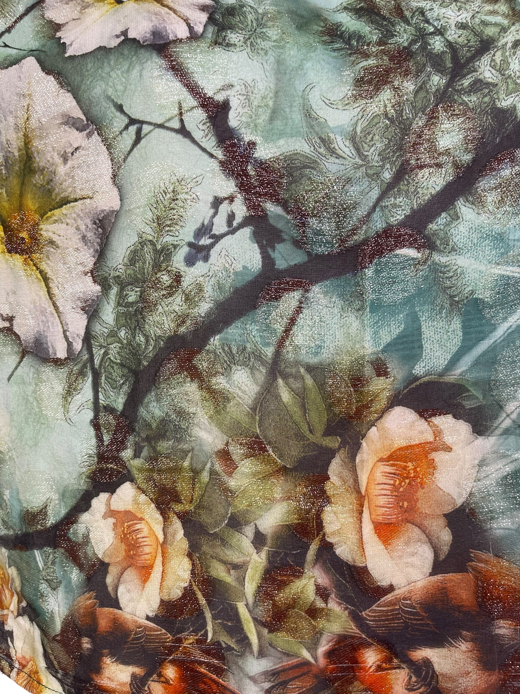 PRG7963 Sheer Avatar Pure Silk Boxy Top