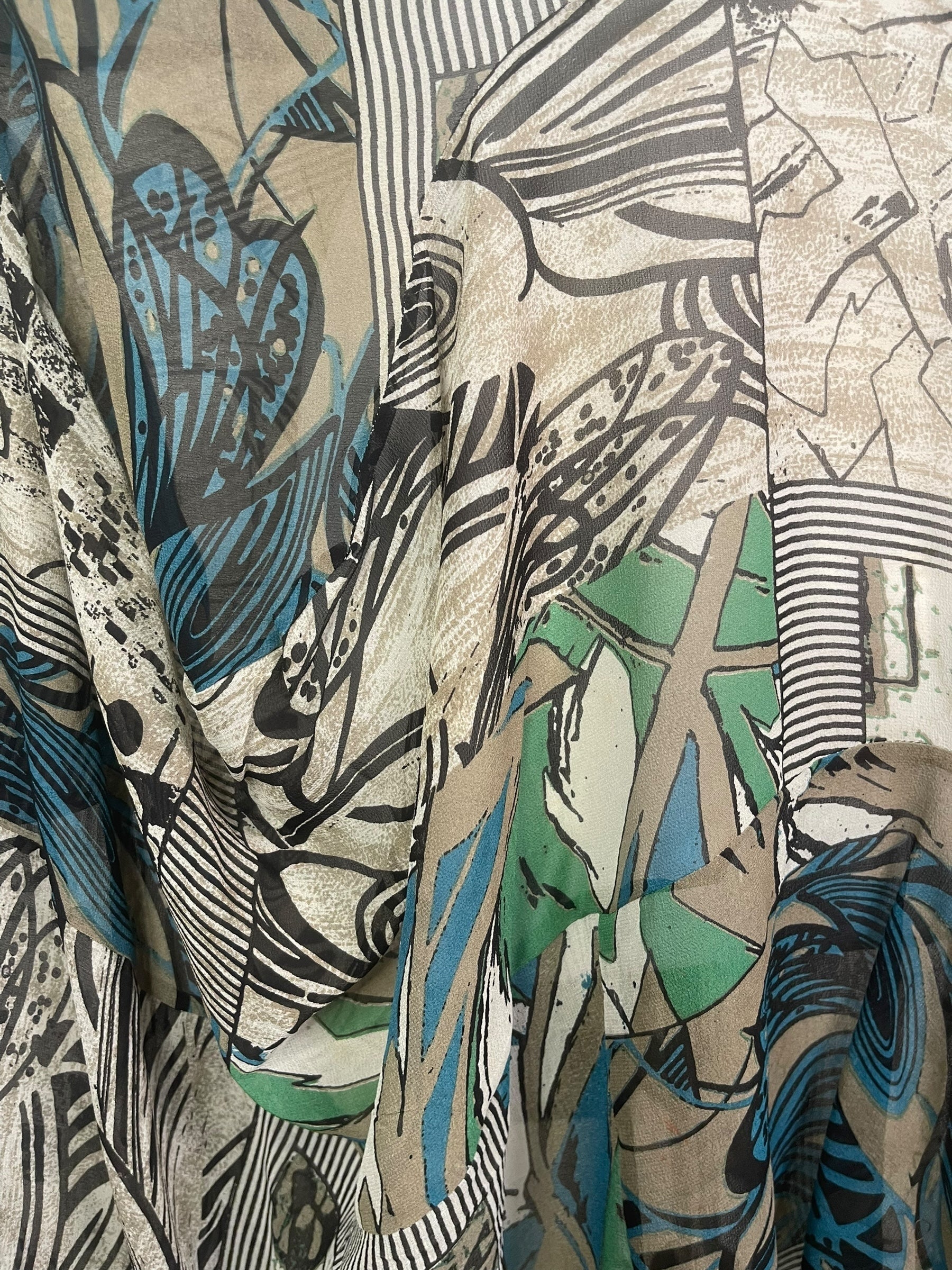 PREVIEW PRG8431 Sheer Avatar Pure Silk Sculptural Long Tunic Dress by FEBRUARY2026 – Handmade ethical Sculptural Dress from sariKNOTsari using upcycled silk. Designed in Canada for travel and slow fashion, loved from Toronto to LA to Sydney.