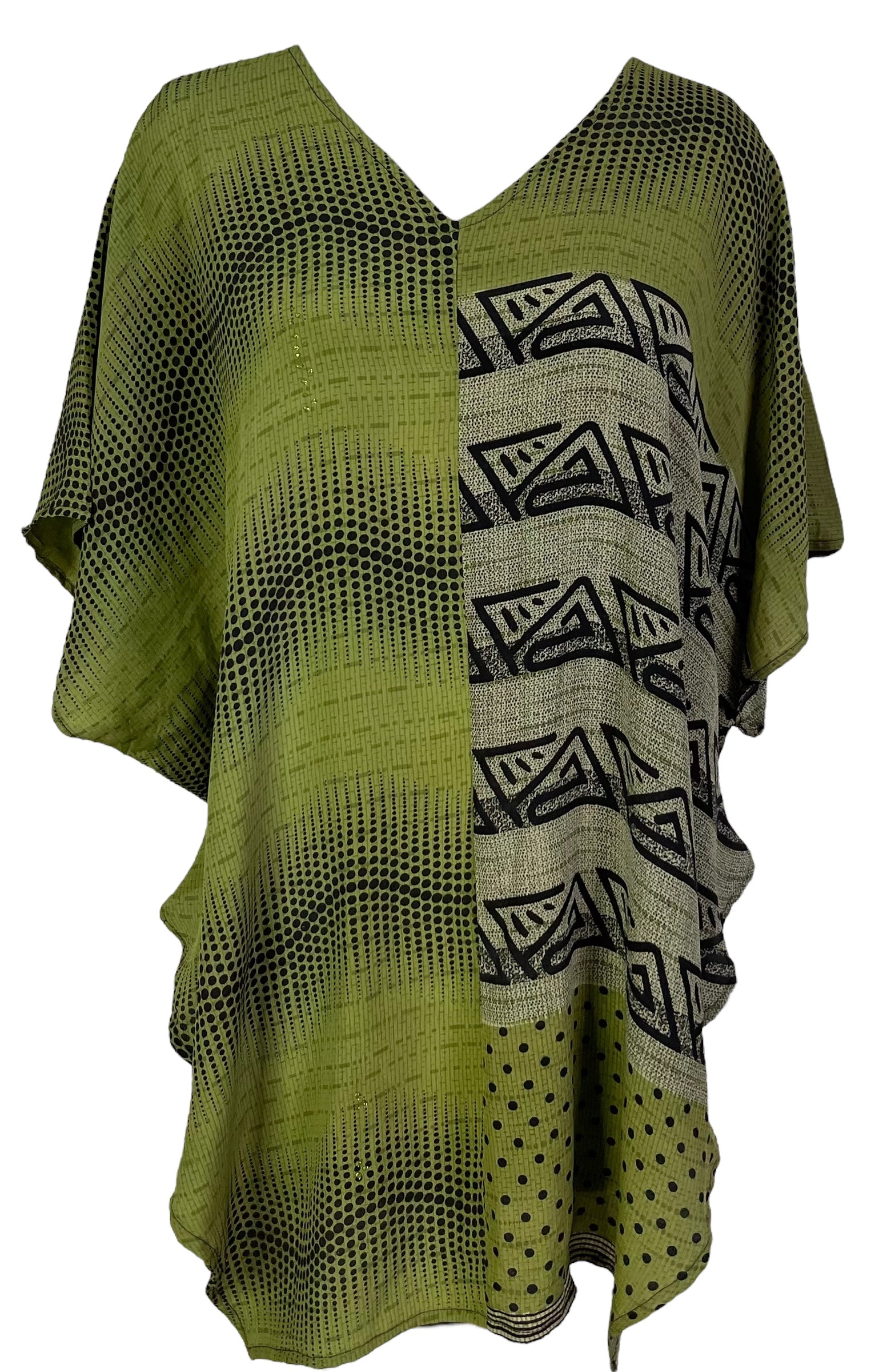 PRC6863 Avatar Pure Silk Waterfall Top