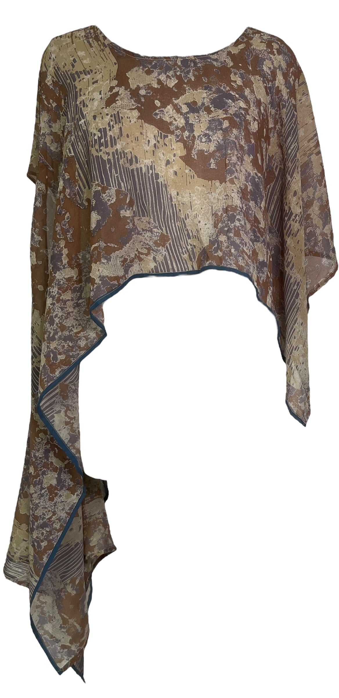 PRG8167 Sheer Avatar Pure Silk Versatile Vest