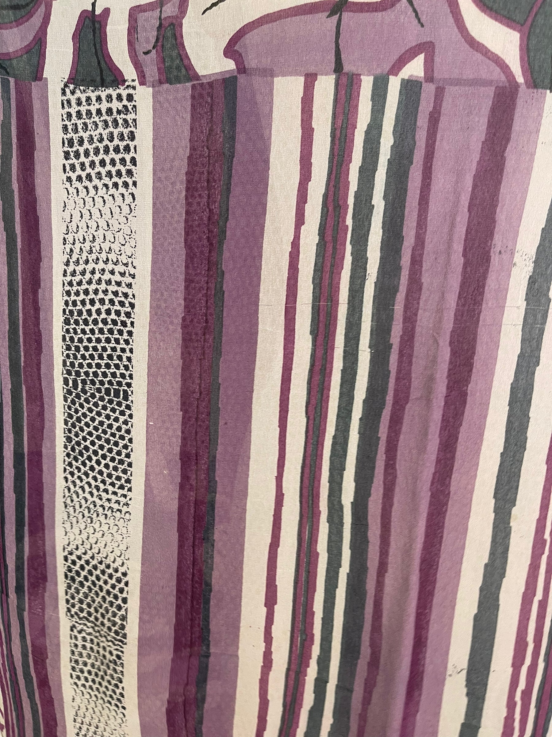 PRG6408 Sheer Wabi Sabi Pure Silk Midi Length Kaftan