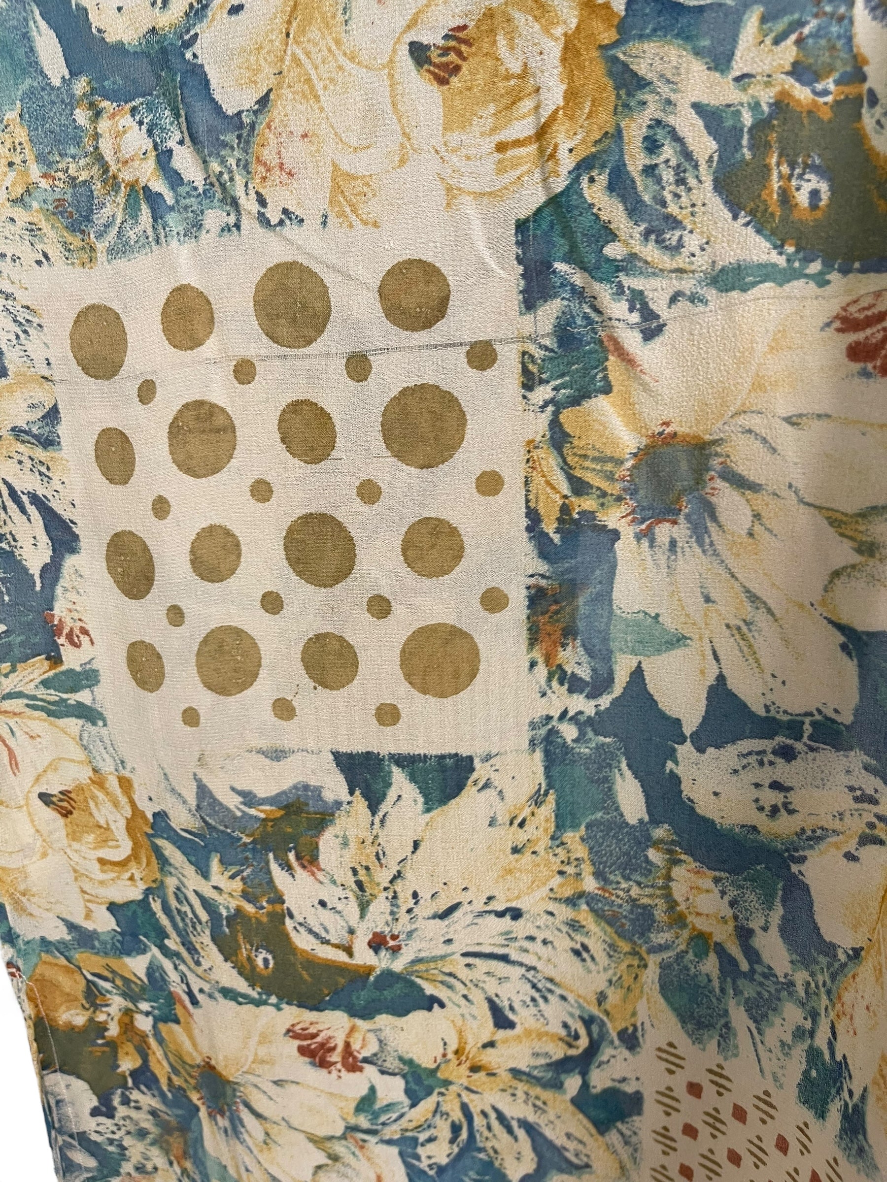 PRG6779 Sheer Wabi Sabi Pure Silk Maxi Kaftan