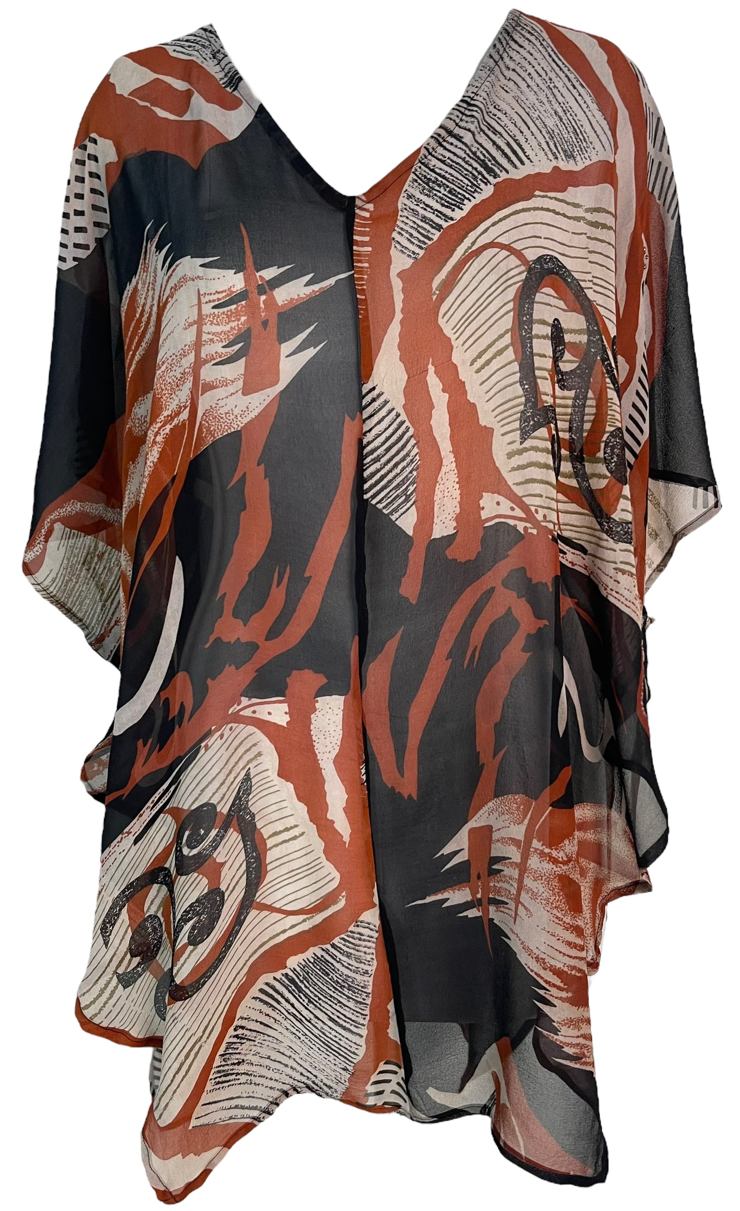 PRC7702 Avatar Pure Silk Hi Lo Top