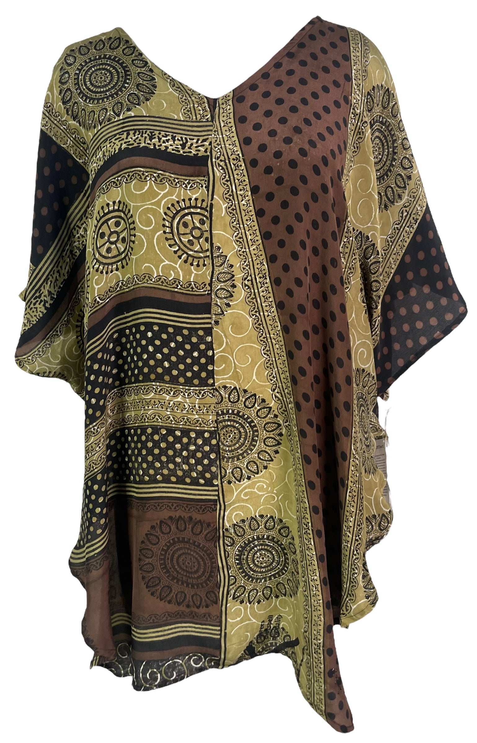 PRC6505 Wabi Sabi Pure Silk Waterfall Top