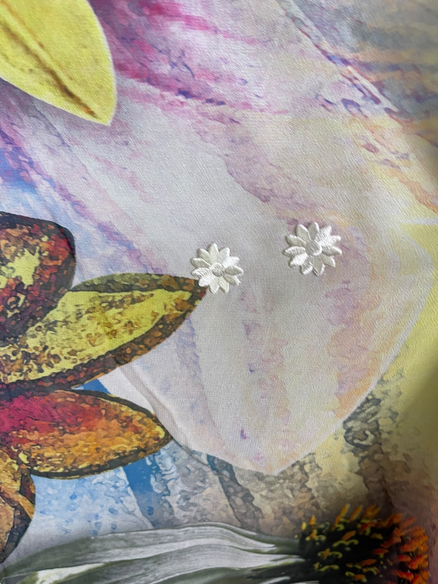 PRG6798 Sheer Avatar Pure Silk Maxi Kaftan