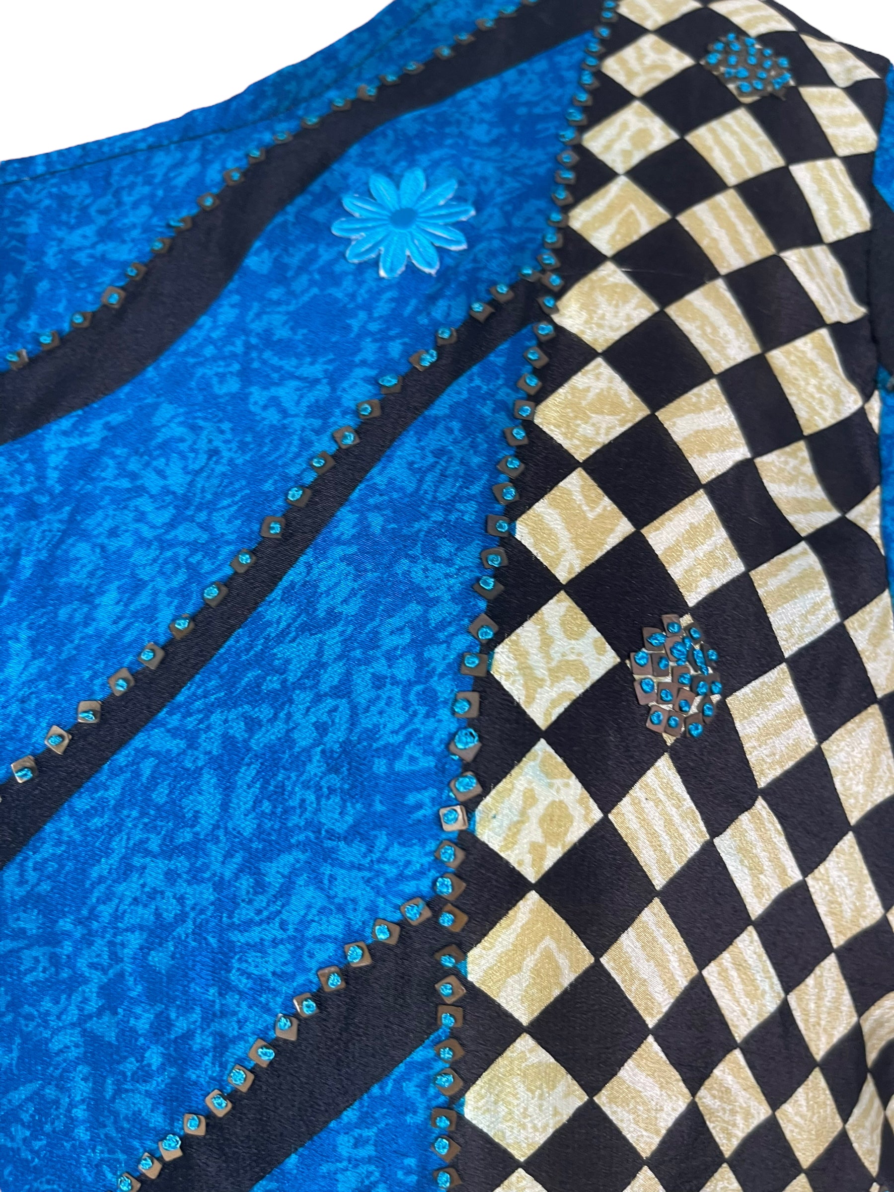 PRC6528 Wabi Sabi Pure Silk Self Pocket Tunic Dress