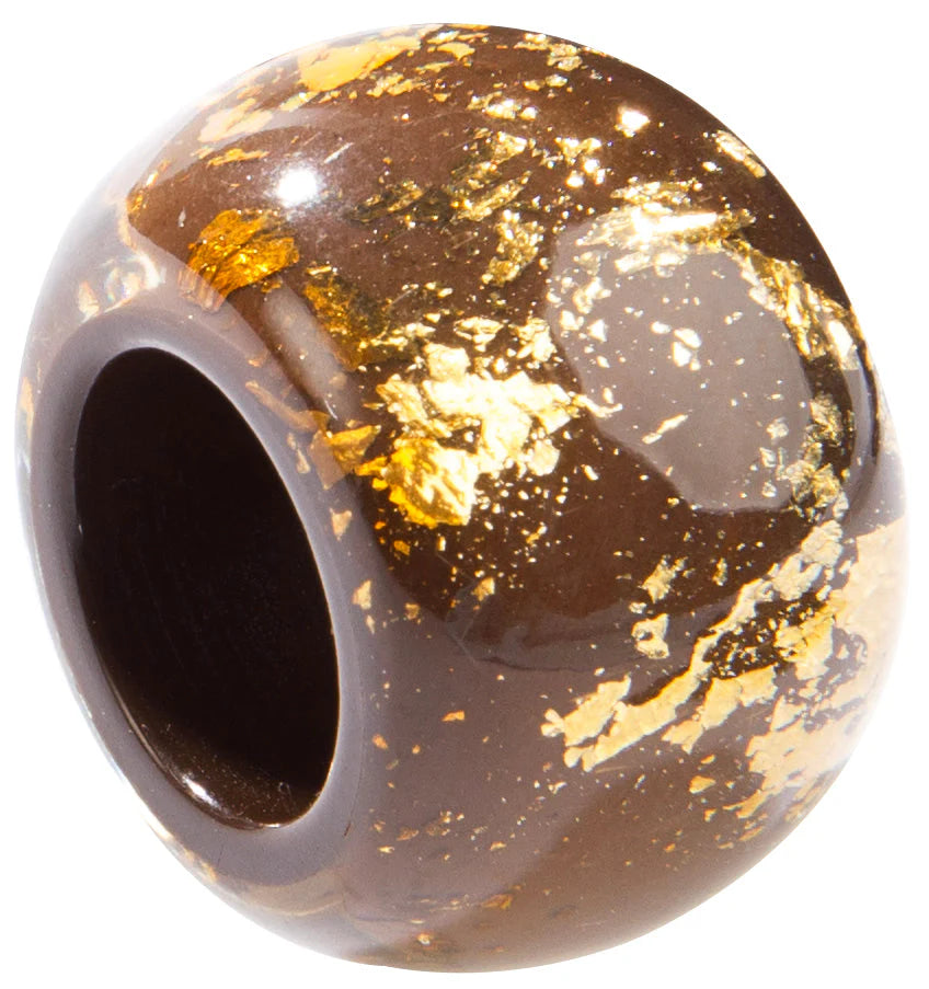 Brown and Gold Glam Bliss Bead