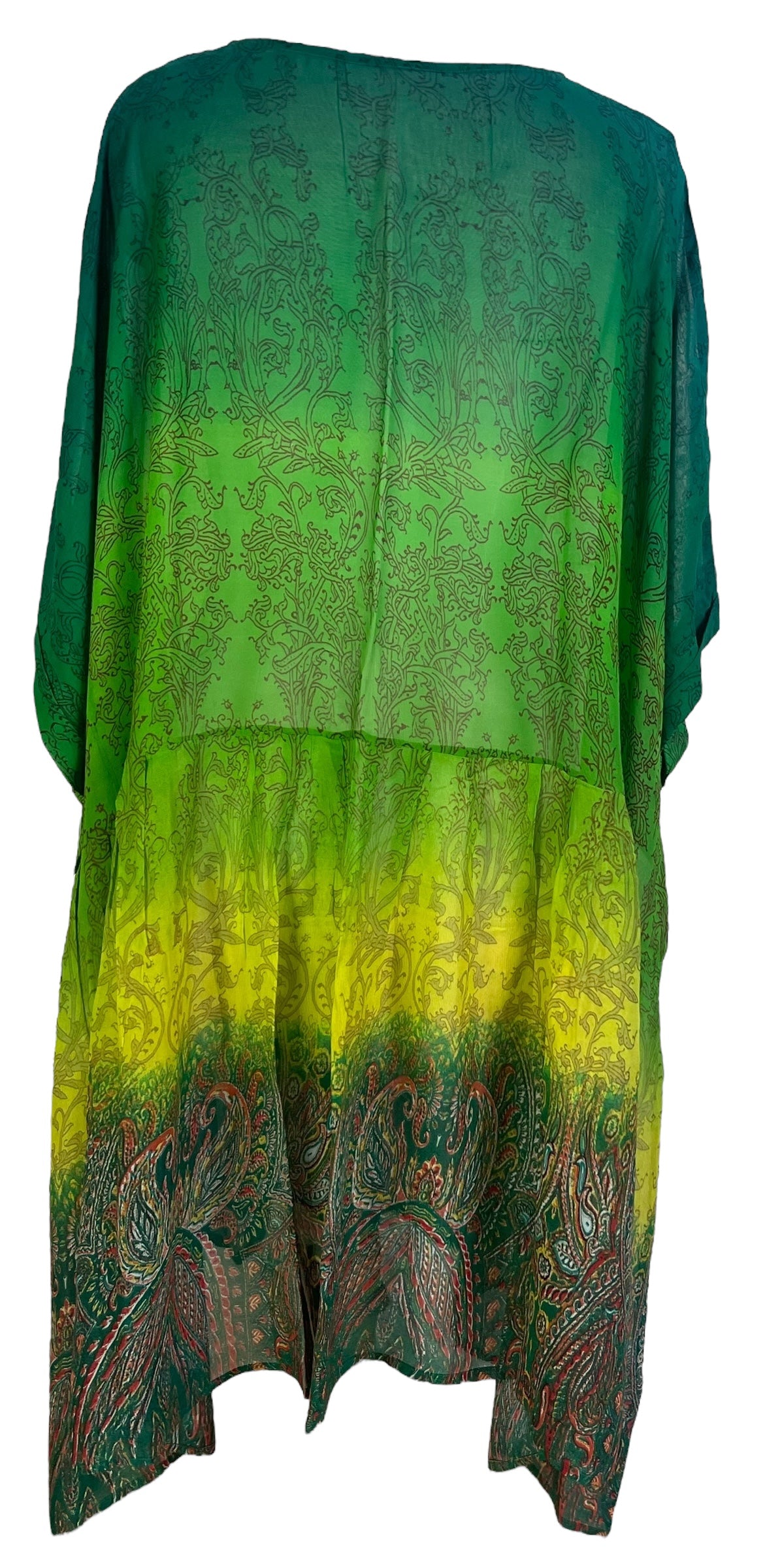 PRG6747 Sheer Avatar Pure Silk Boxy Babydoll Dress