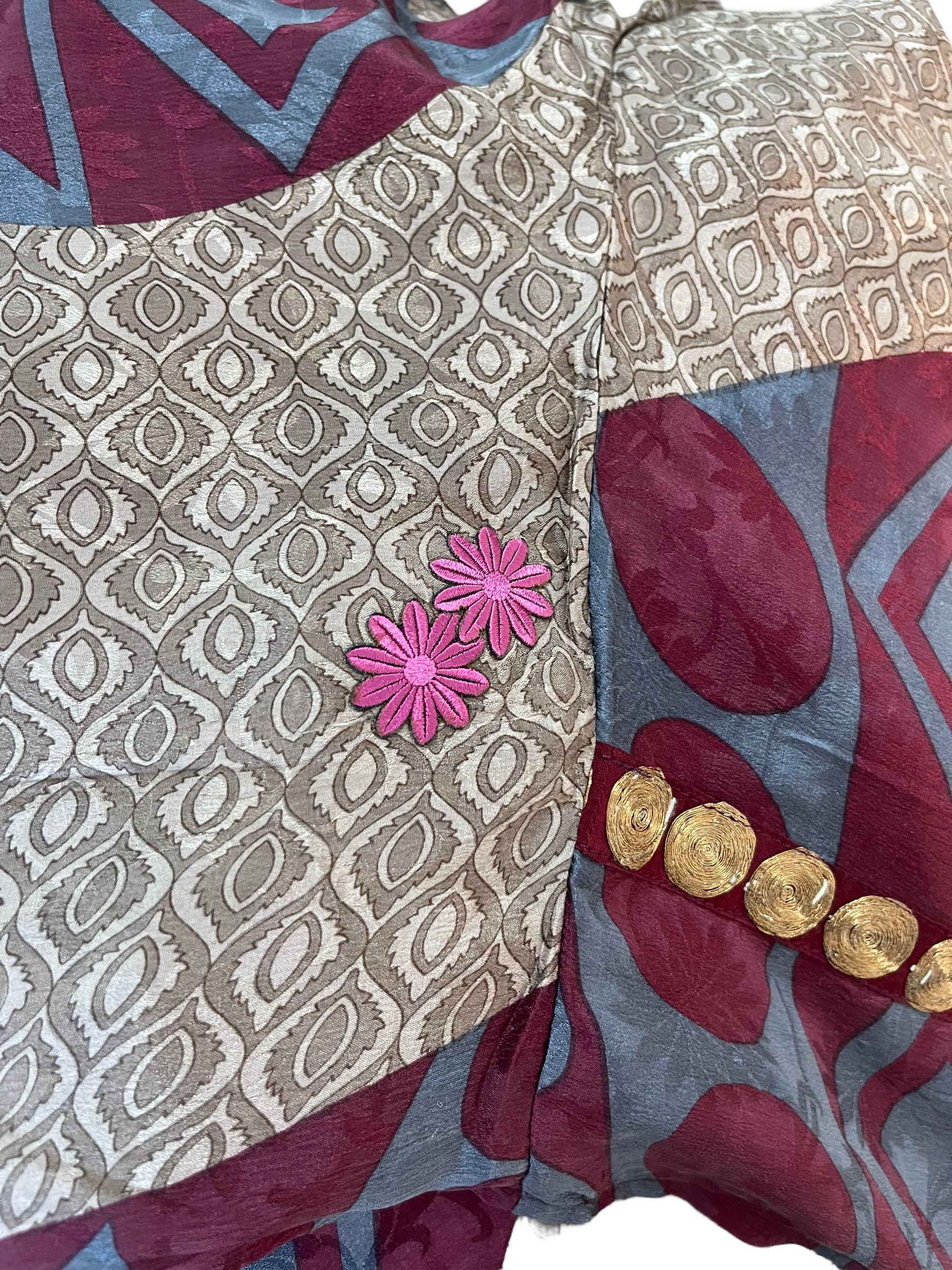 FINAL SALE PRC6059 Avatar Pure Silk Boxy Top