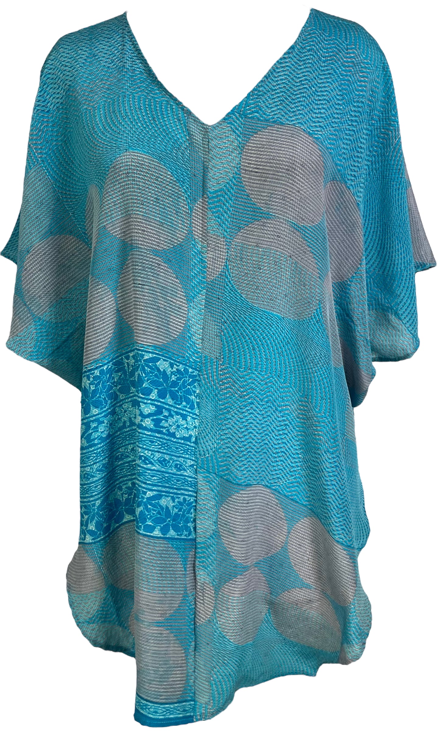 PRC6501 Avatar Pure Silk Side Slit Top