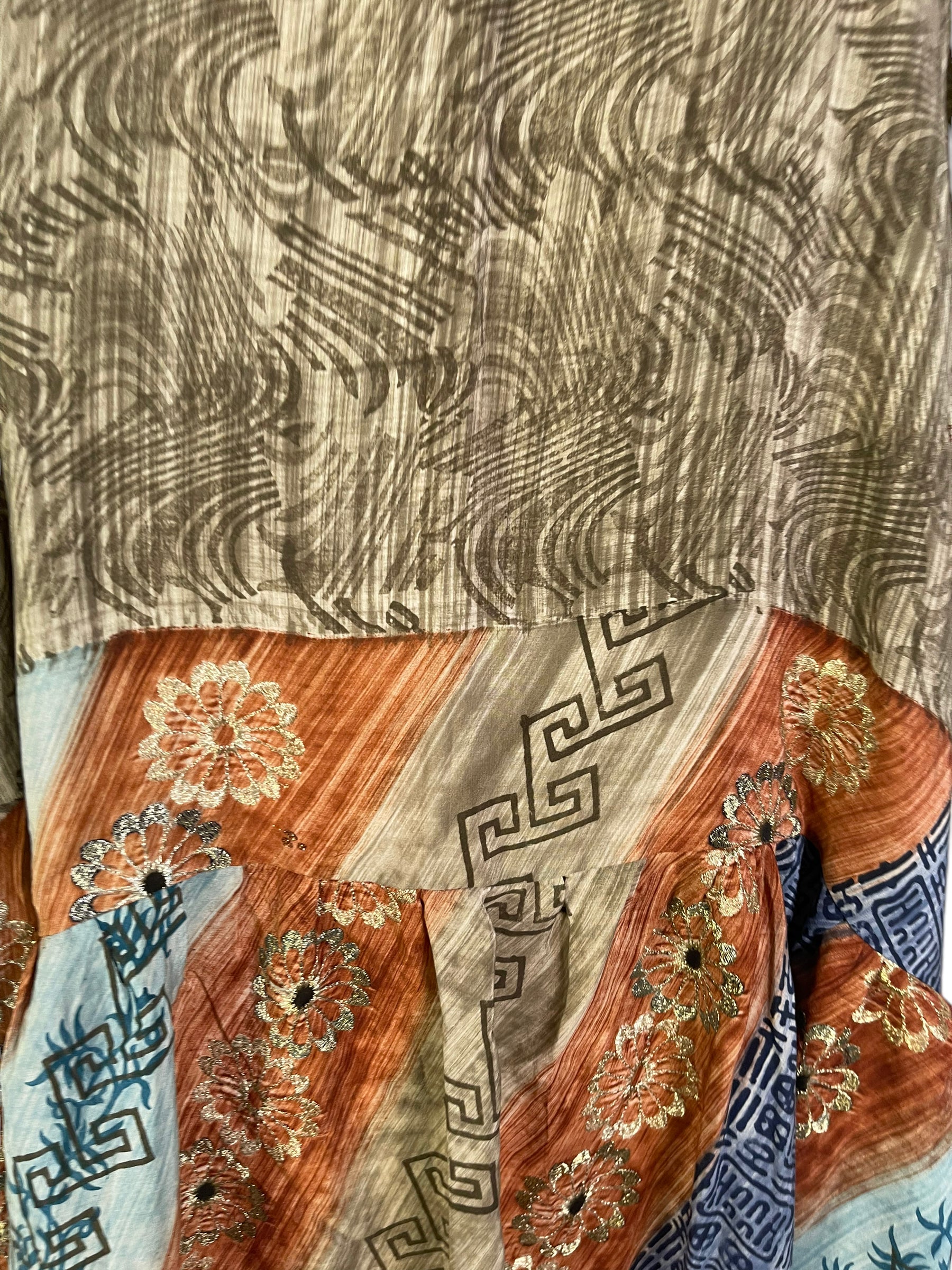 PRC5941 Avatar Pure Silk Boxy Babydoll Dress