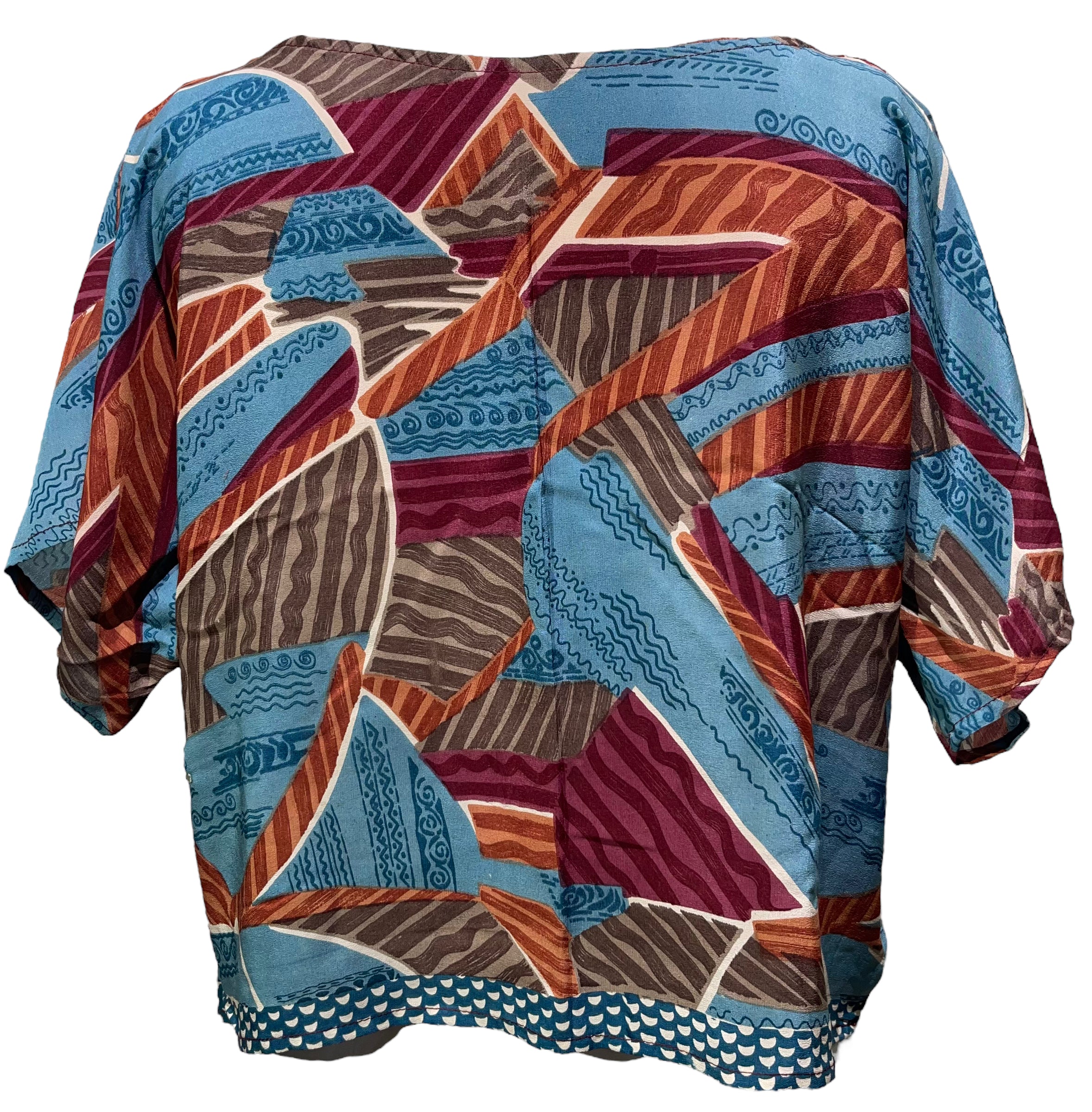 FINAL SALE PRC4752 Avatar Pure Silk Boxy Top