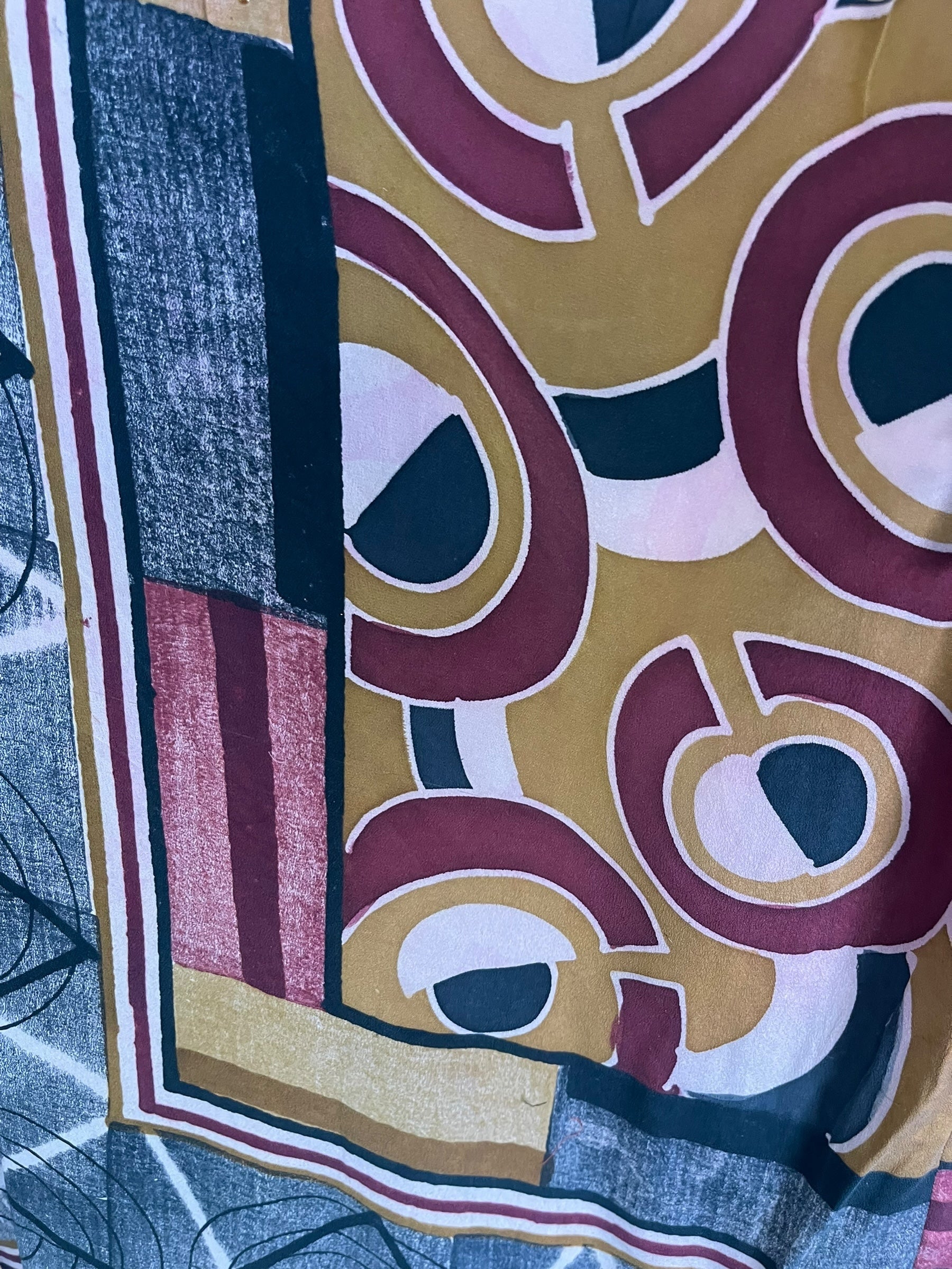 PRC6763 Wabi Sabi Pure Silk Maxi Kaftan