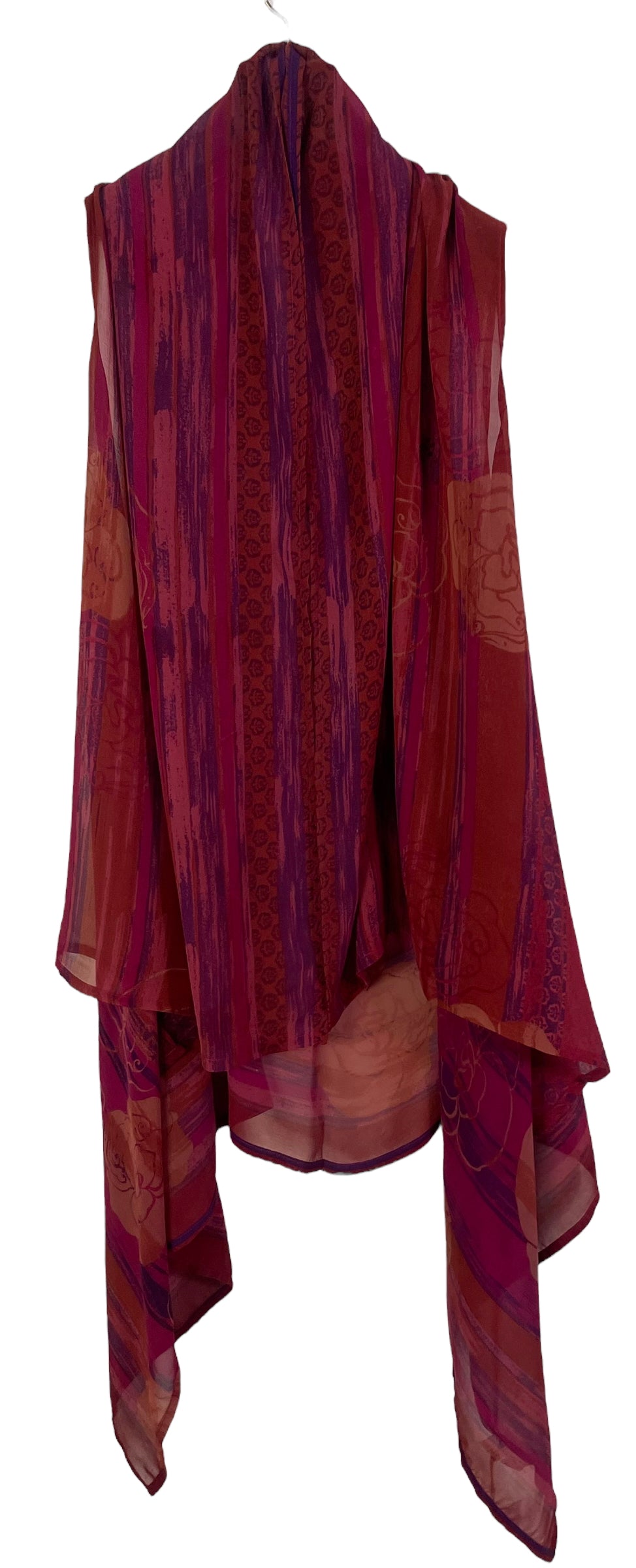 PRG6798 Sheer Avatar Pure Silk Maxi Kaftan