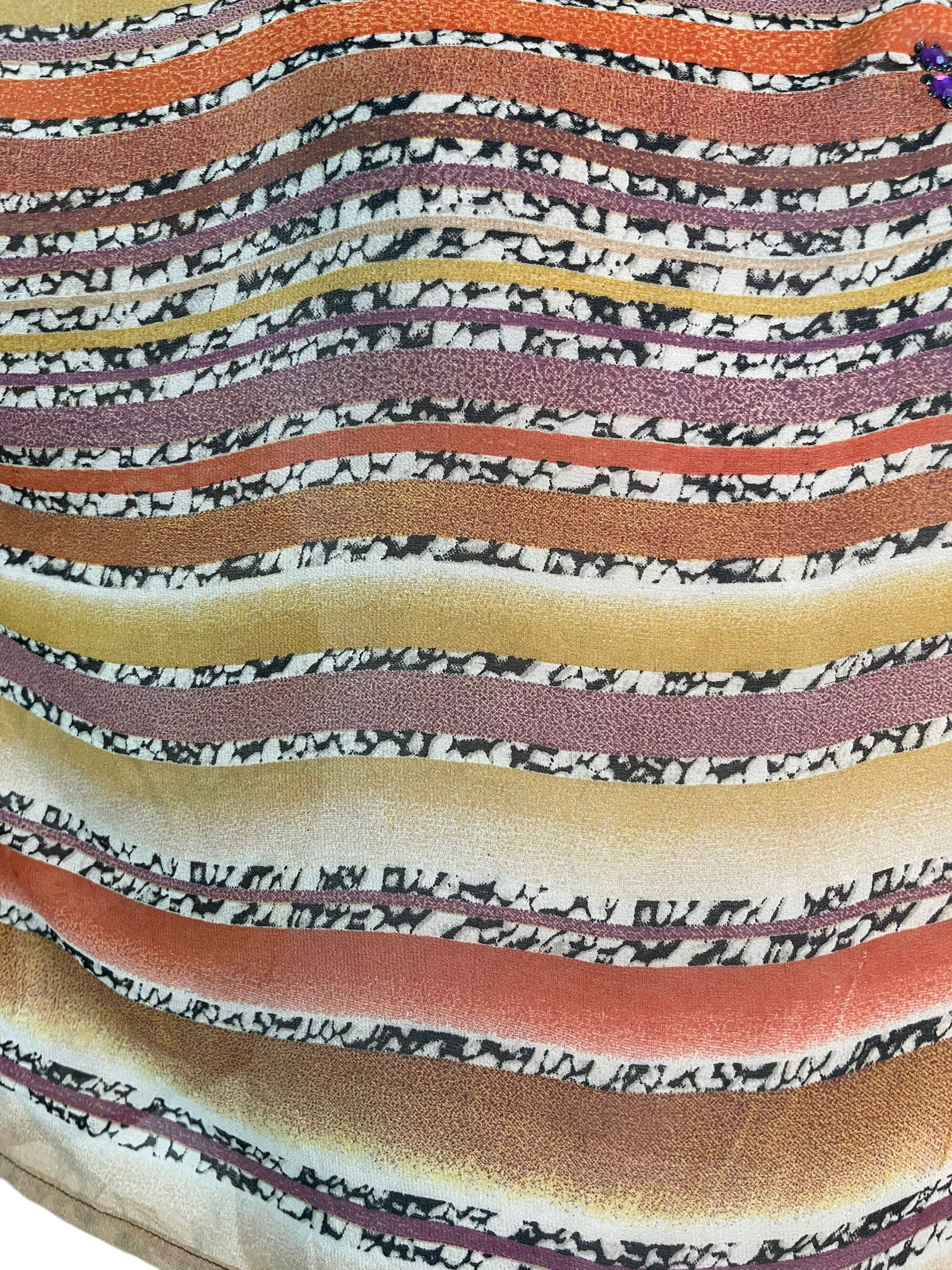 FINAL SALE PRG6134 Sheer Avatar Pure Silk Boxy Top