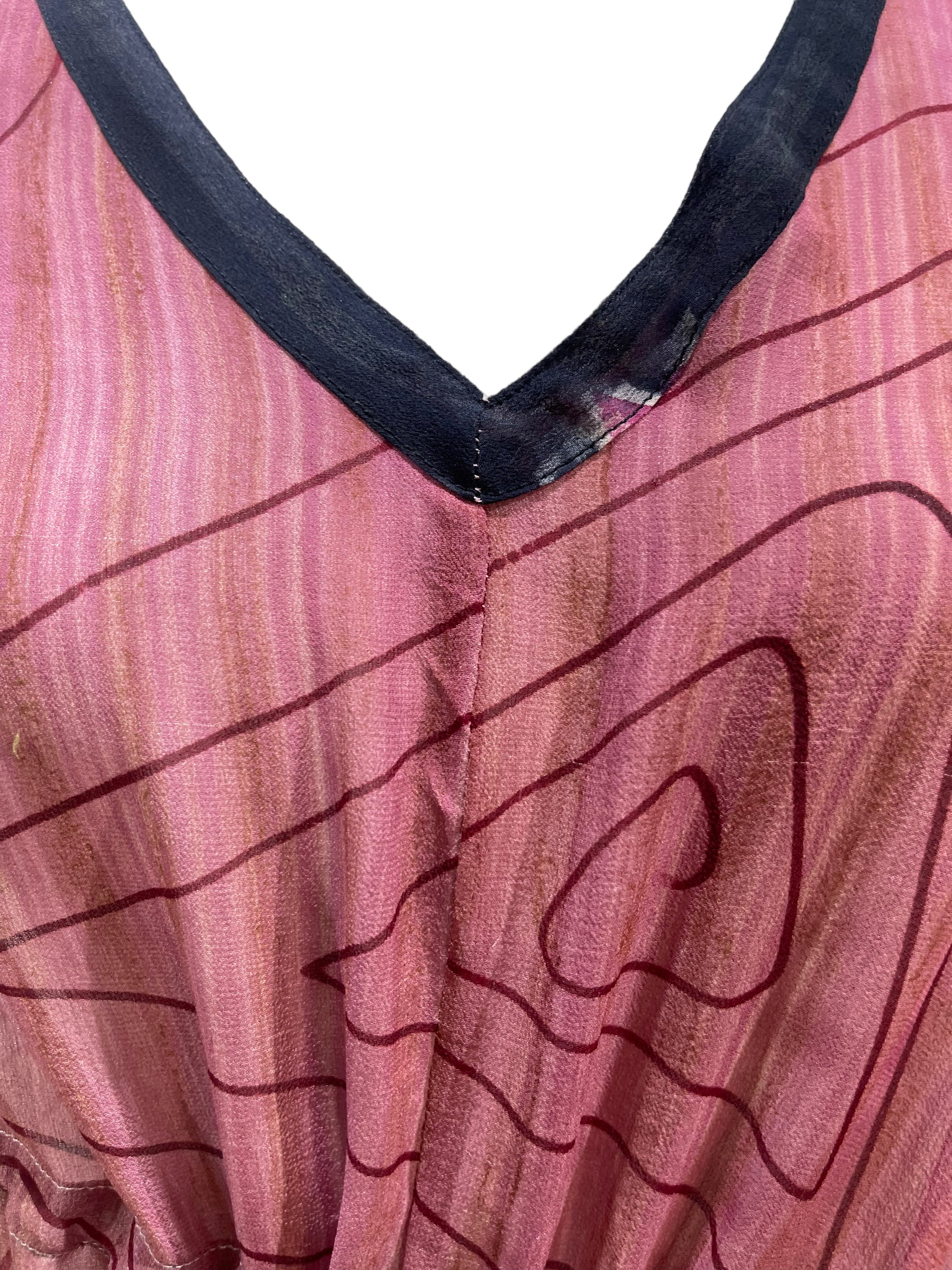 FINAL SALE PRG5980 Sheer Avatar Pure Silk Maxi Kaftan