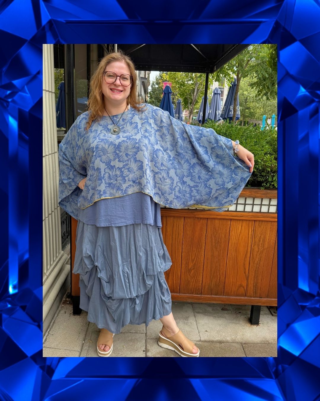 PRC9011 Wabi Sabi Pure Silk Kimono-Sleeved Top