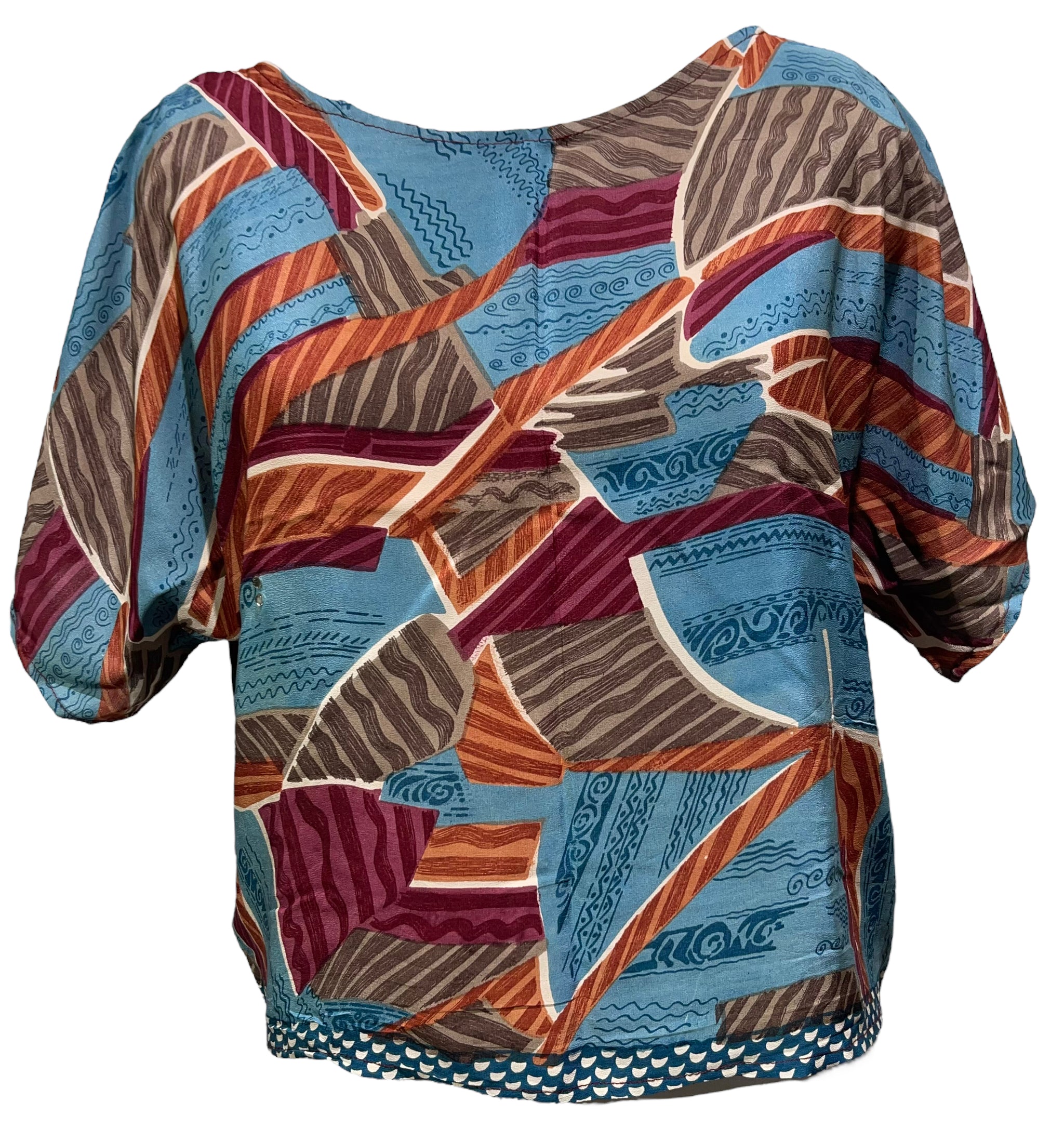 PRC6652 Avatar Pure Silk Side Slit Top main image 0