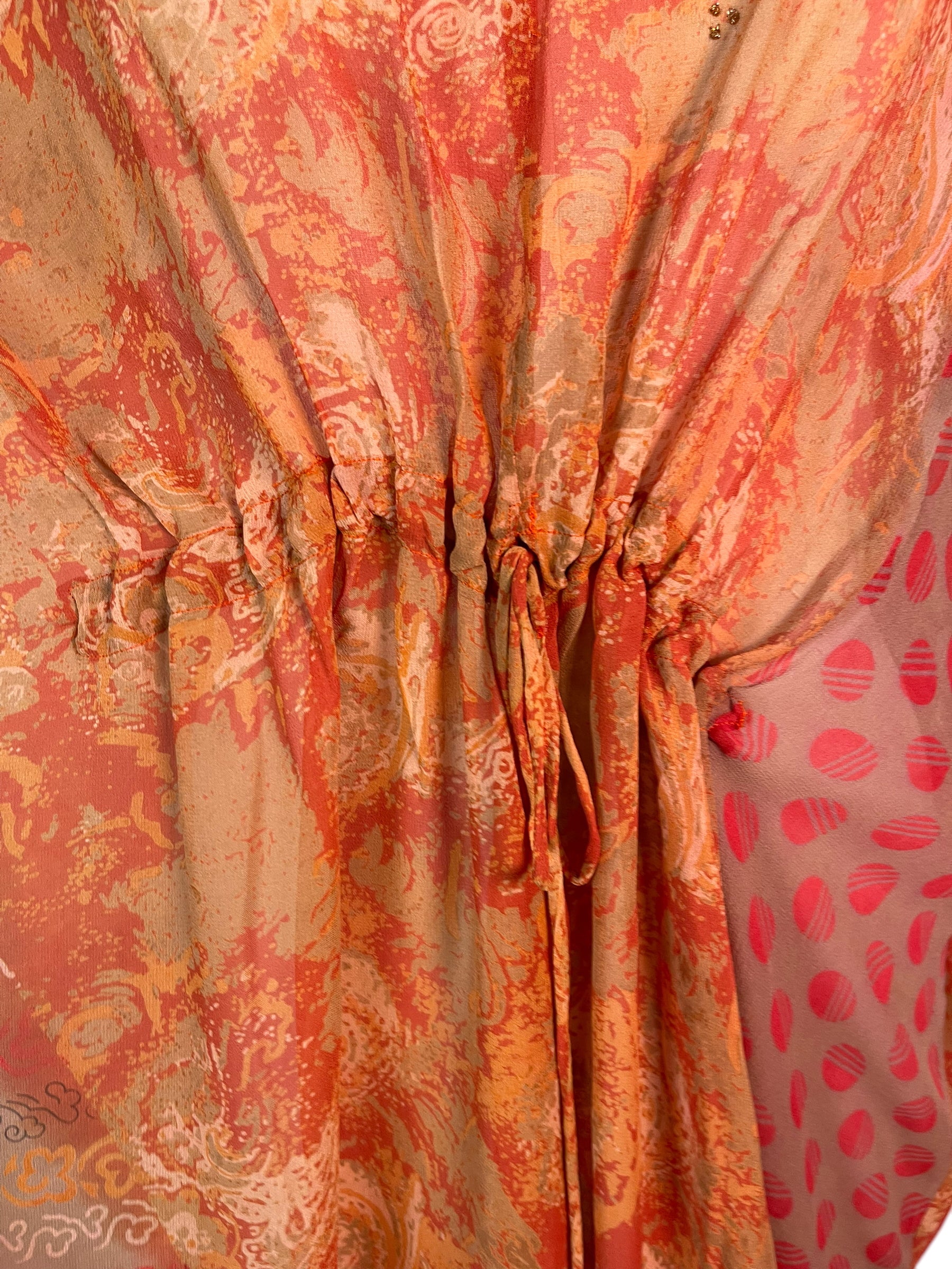 PRG6379 Sheer Avatar Pure Silk Maxi Kaftan