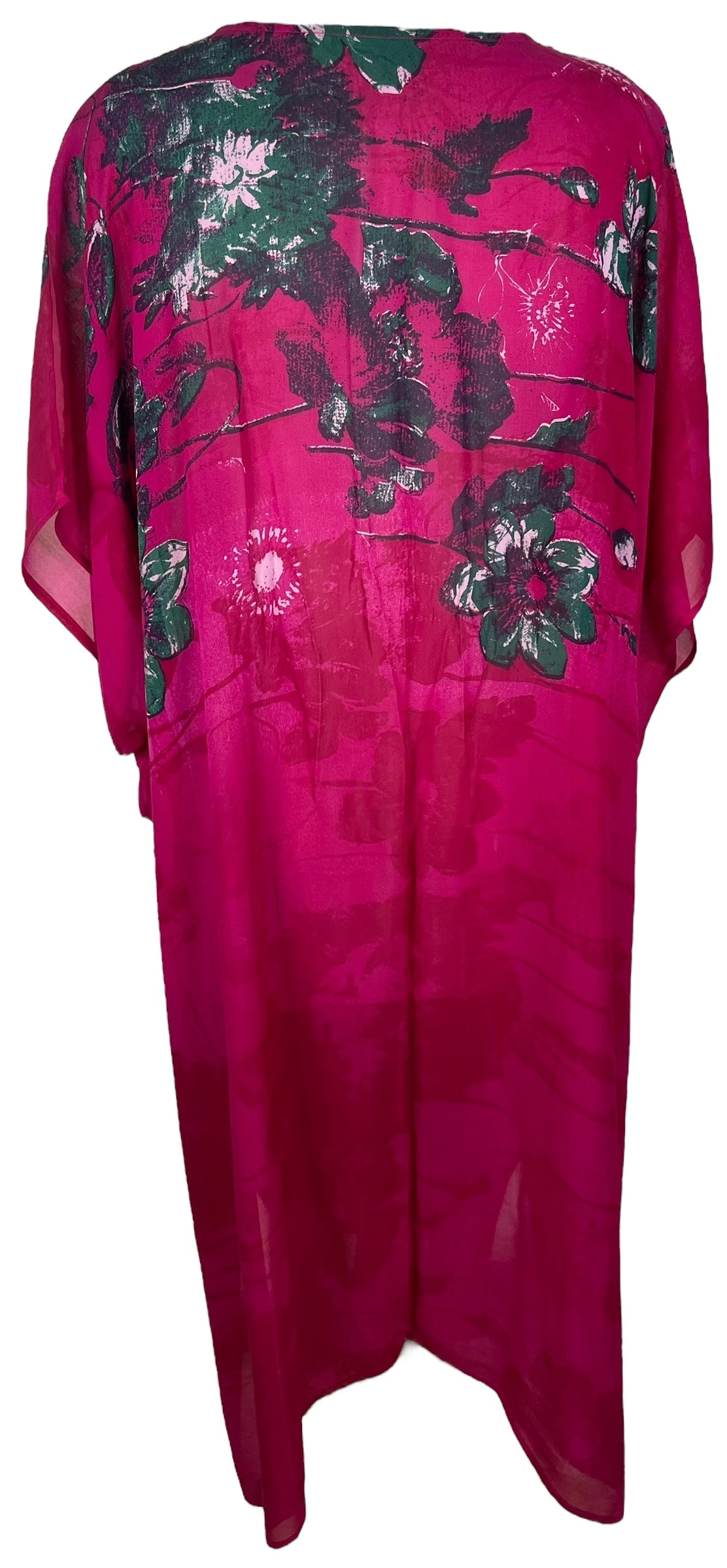 LADY LUCK PRG6790 Sheer Avatar Pure Silk Maxi Kaftan