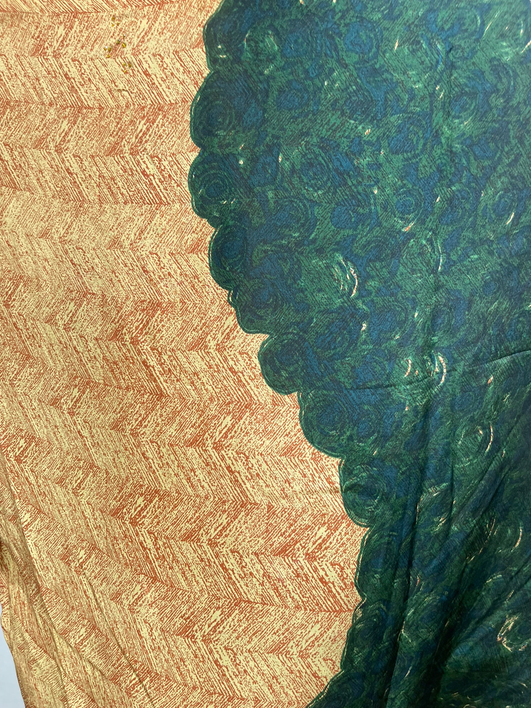 LADY LUCK PRC5064 Avatar Pure Silk Midi Length Kaftan