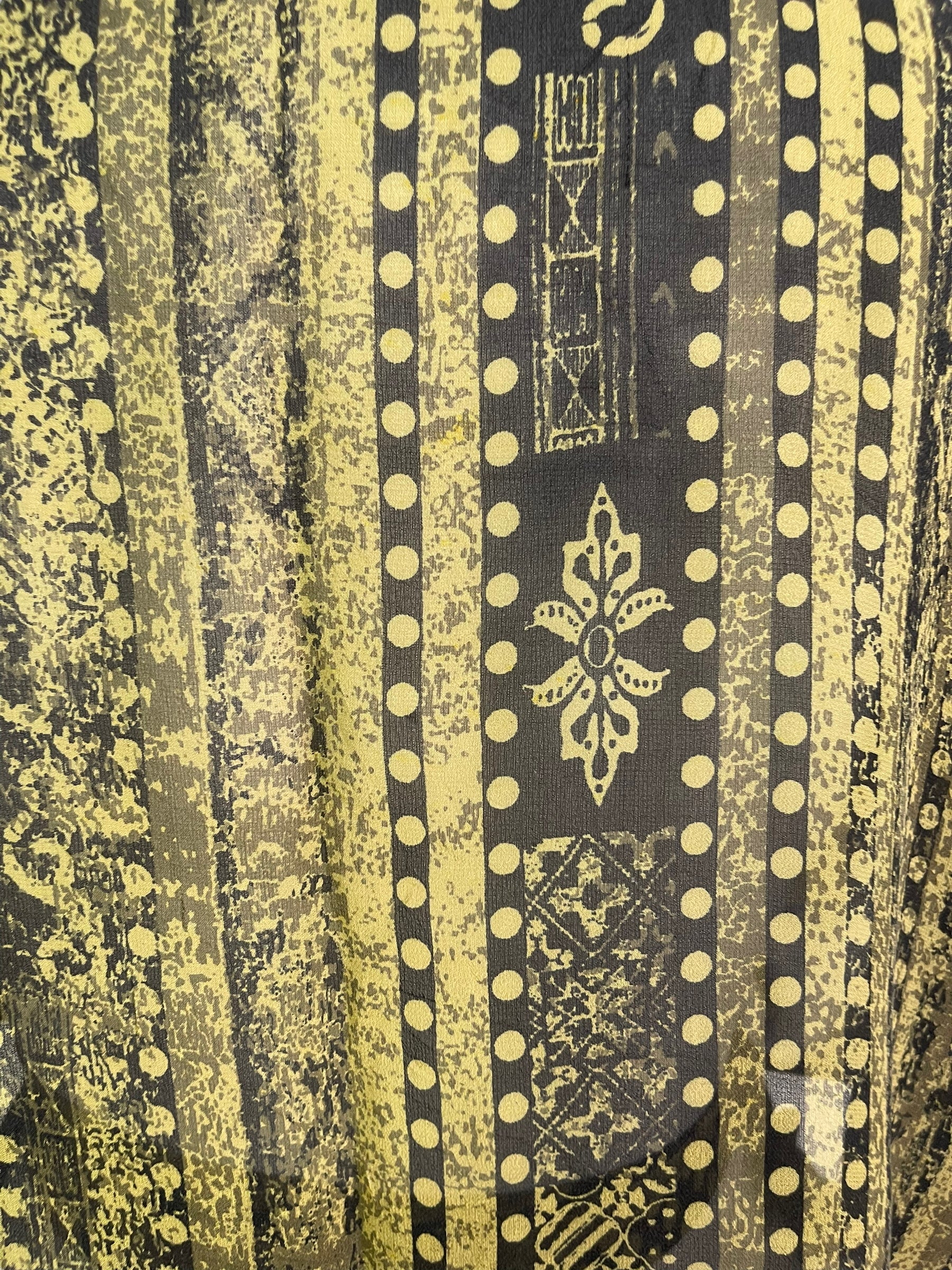 PRG6451 Sheer Avatar Pure Silk Kimono-Sleeved Jacket with Belt