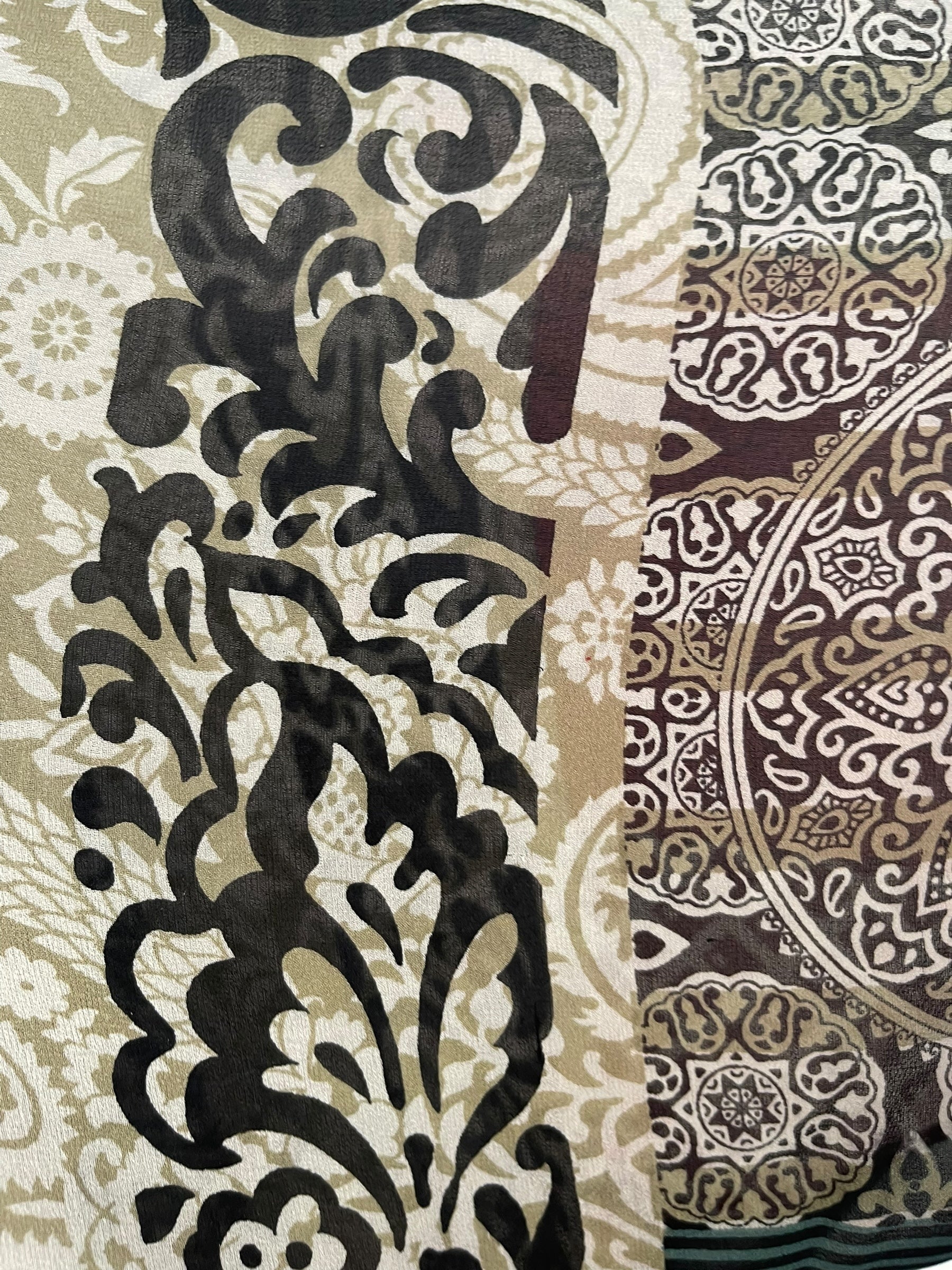 PRG7128 Sheer Wabi Sabi Pure Silk Long Tunic with Side Ties