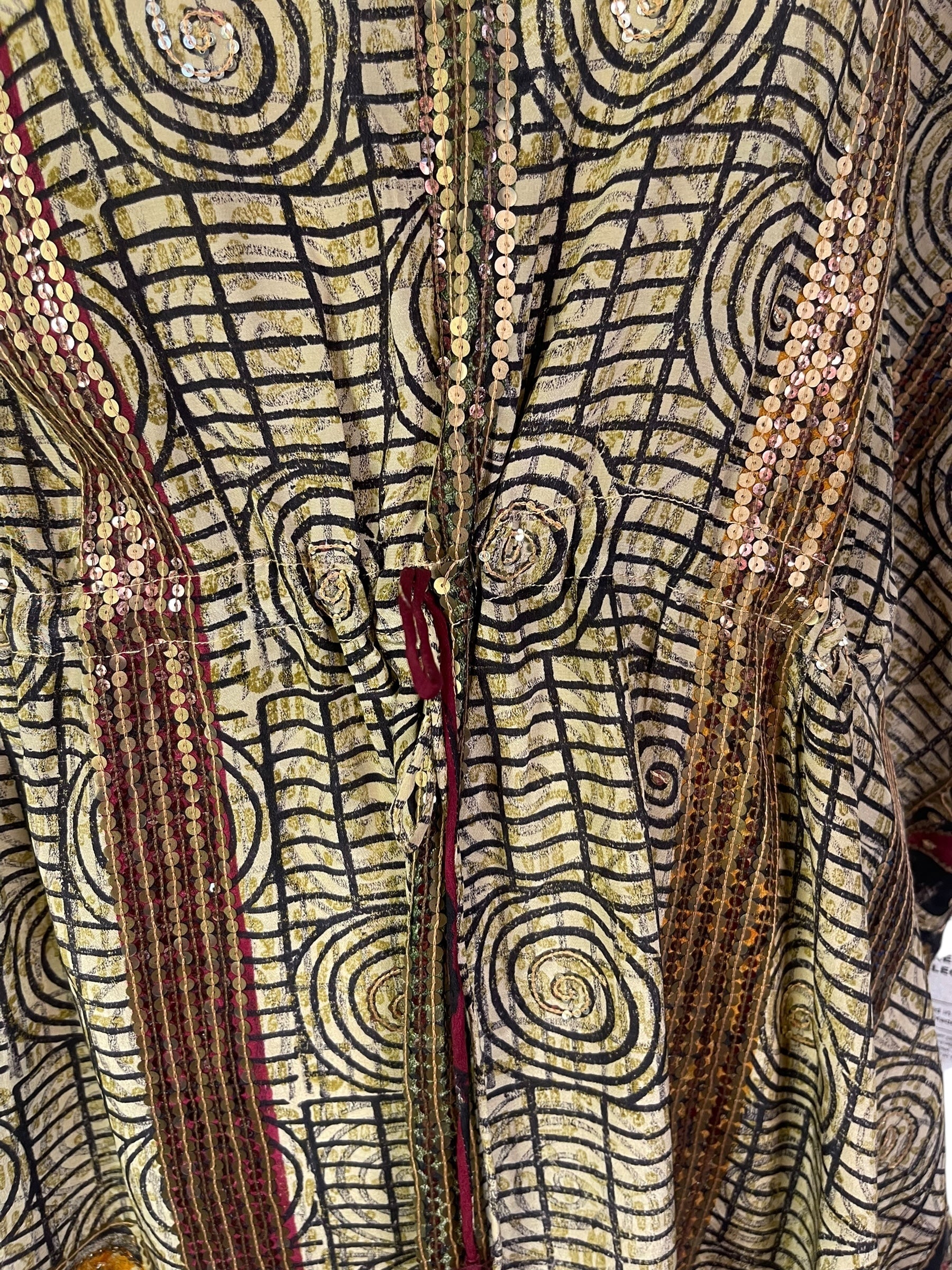 PRC6760 Avatar Pure Silk Maxi Kaftan