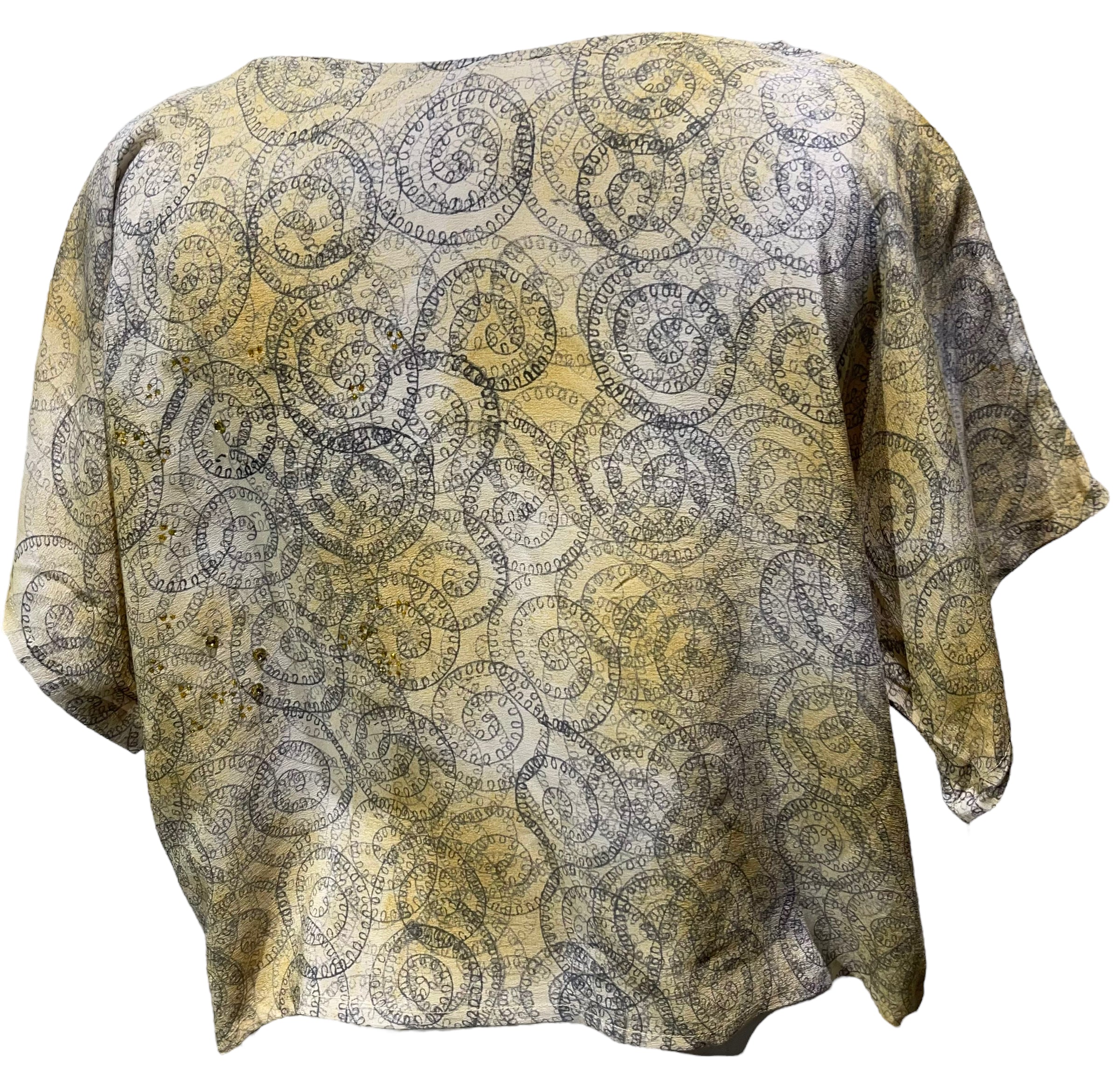 FINAL SALE PRC4233 Avatar Pure Silk Boxy Top