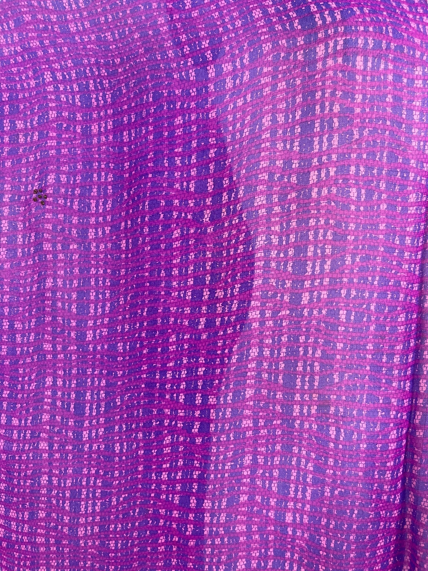 PRG7204 Sheer Avatar Pure Silk Short Kaftan Tunic without Slits