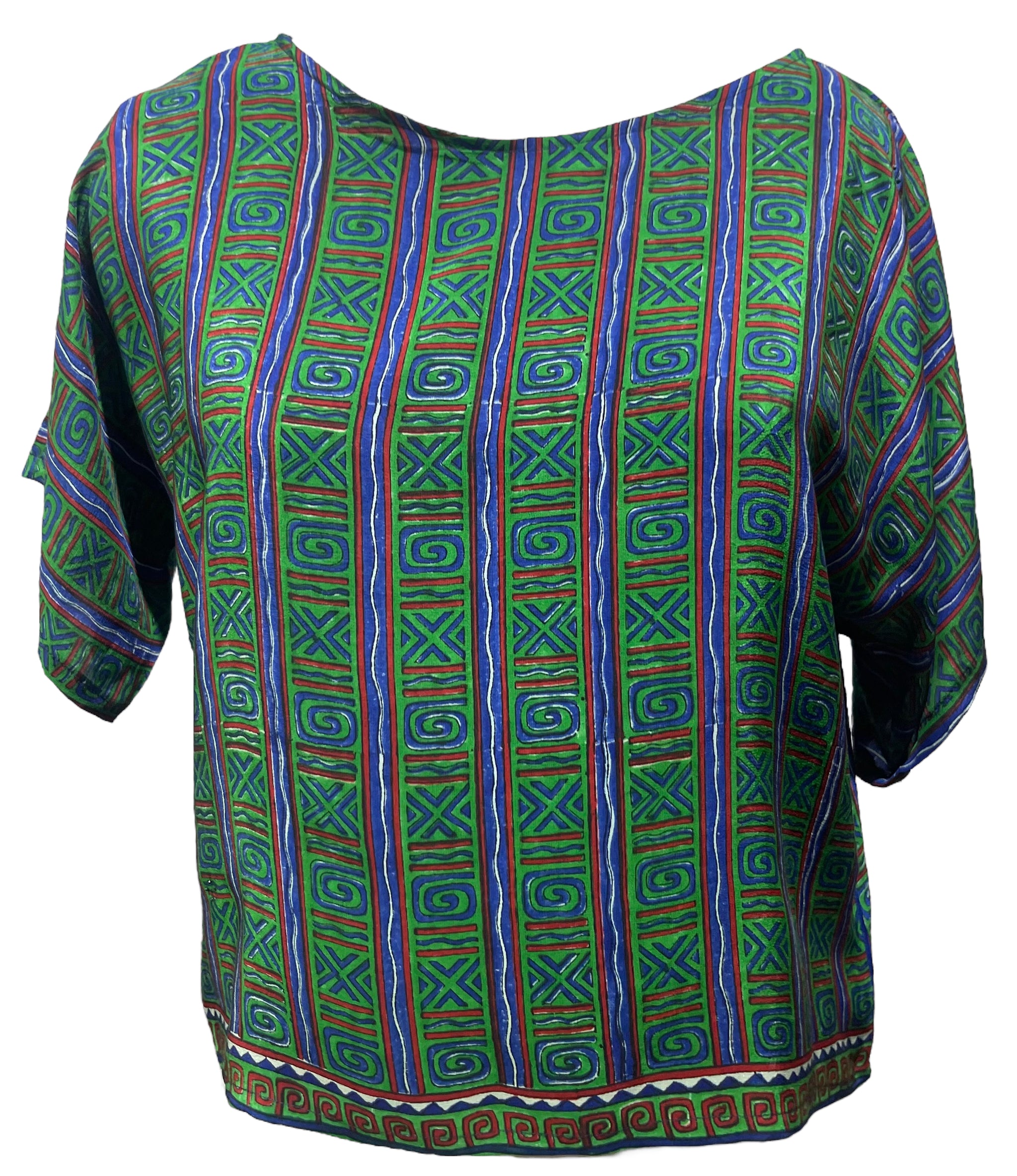 PRC6828 Avatar Pure Silk Boxy Top