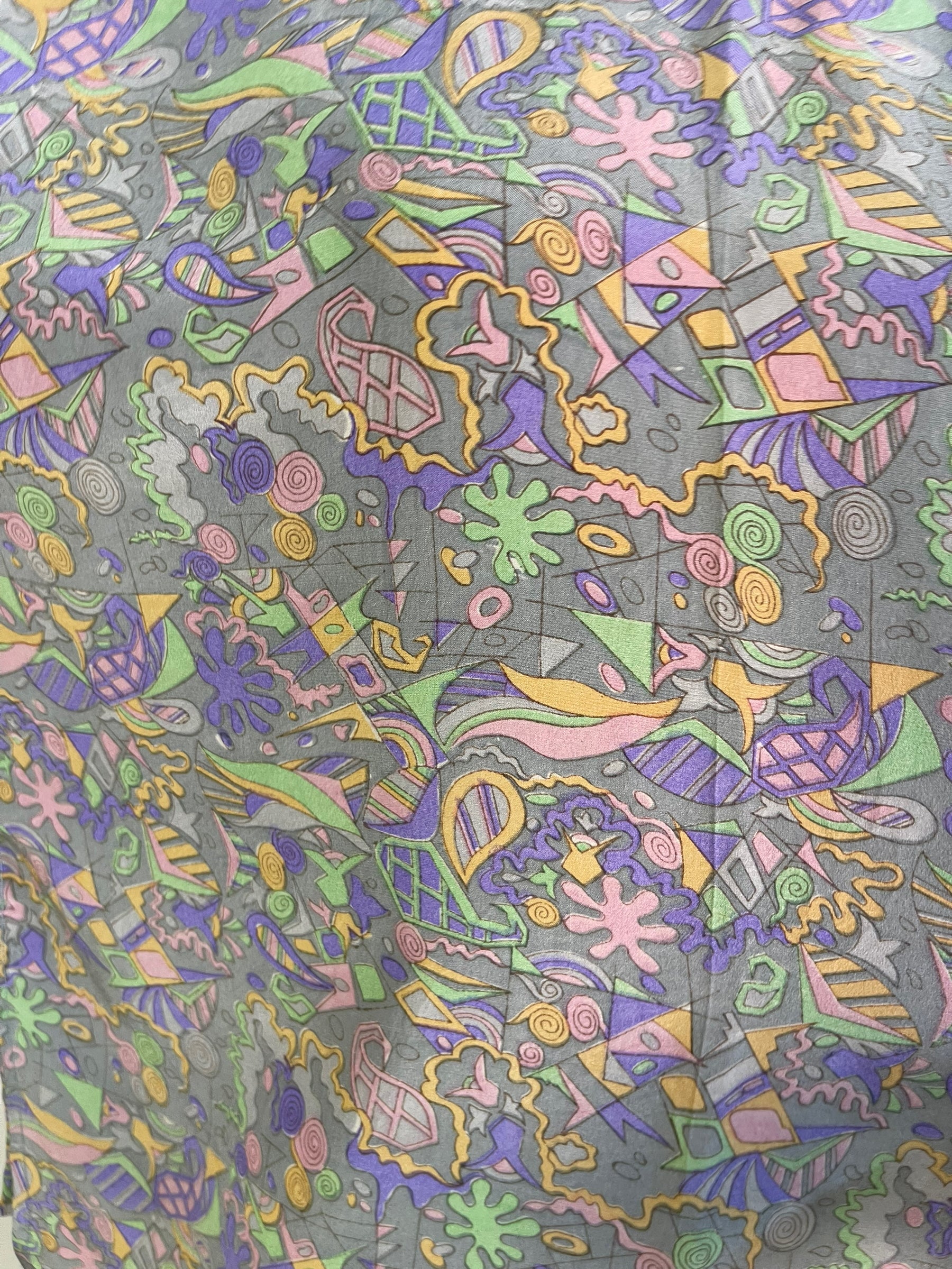 PRC6655 Avatar Pure Silk Side Slit Top