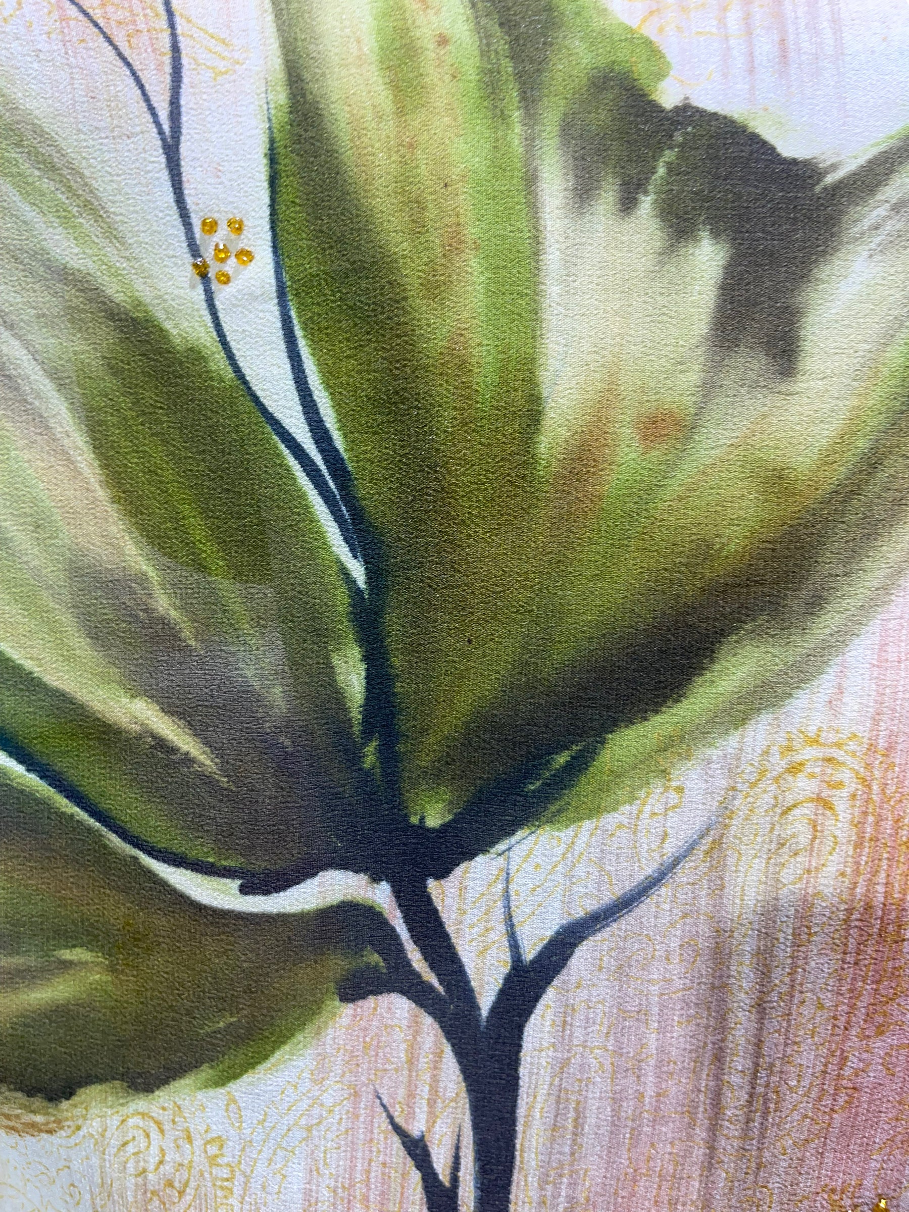 FINAL SALE PRG4176 Sheer Avatar Pure Silk Boxy Top