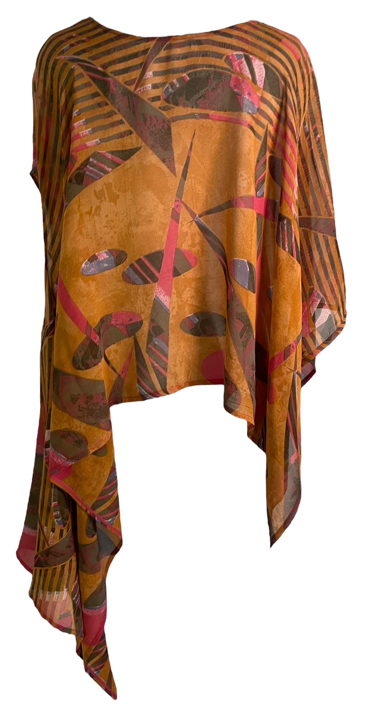 REVOLUTIONHER PRG6349 Sheer Avatar Pure Silk Versatile Vest