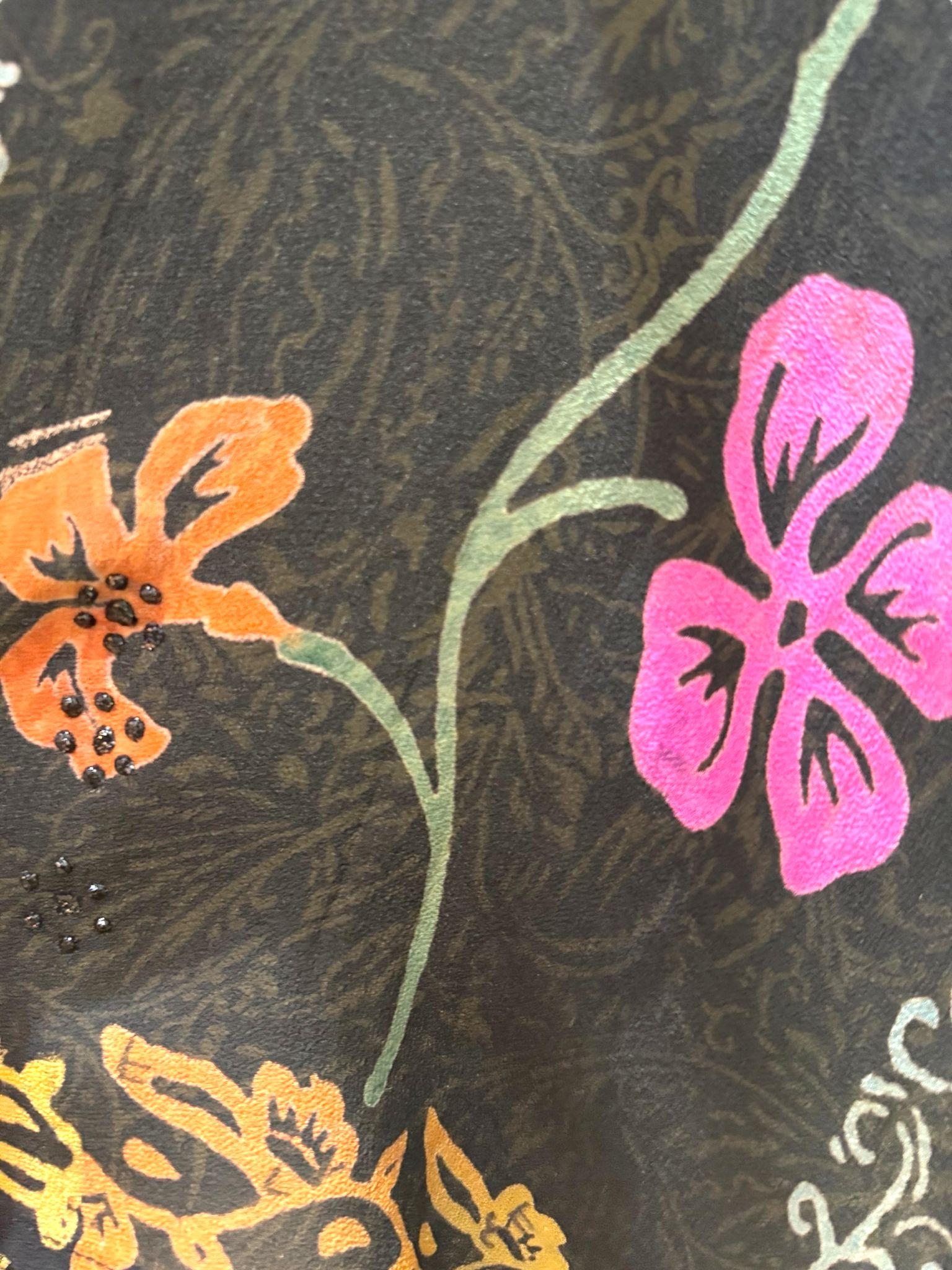 DEEANNS PRG6292 Avatar Sheer Pure Silk Boxy Top