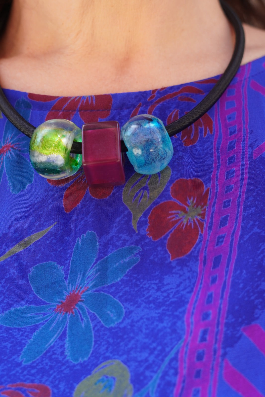 Mid-Tone Blue Focal Bead